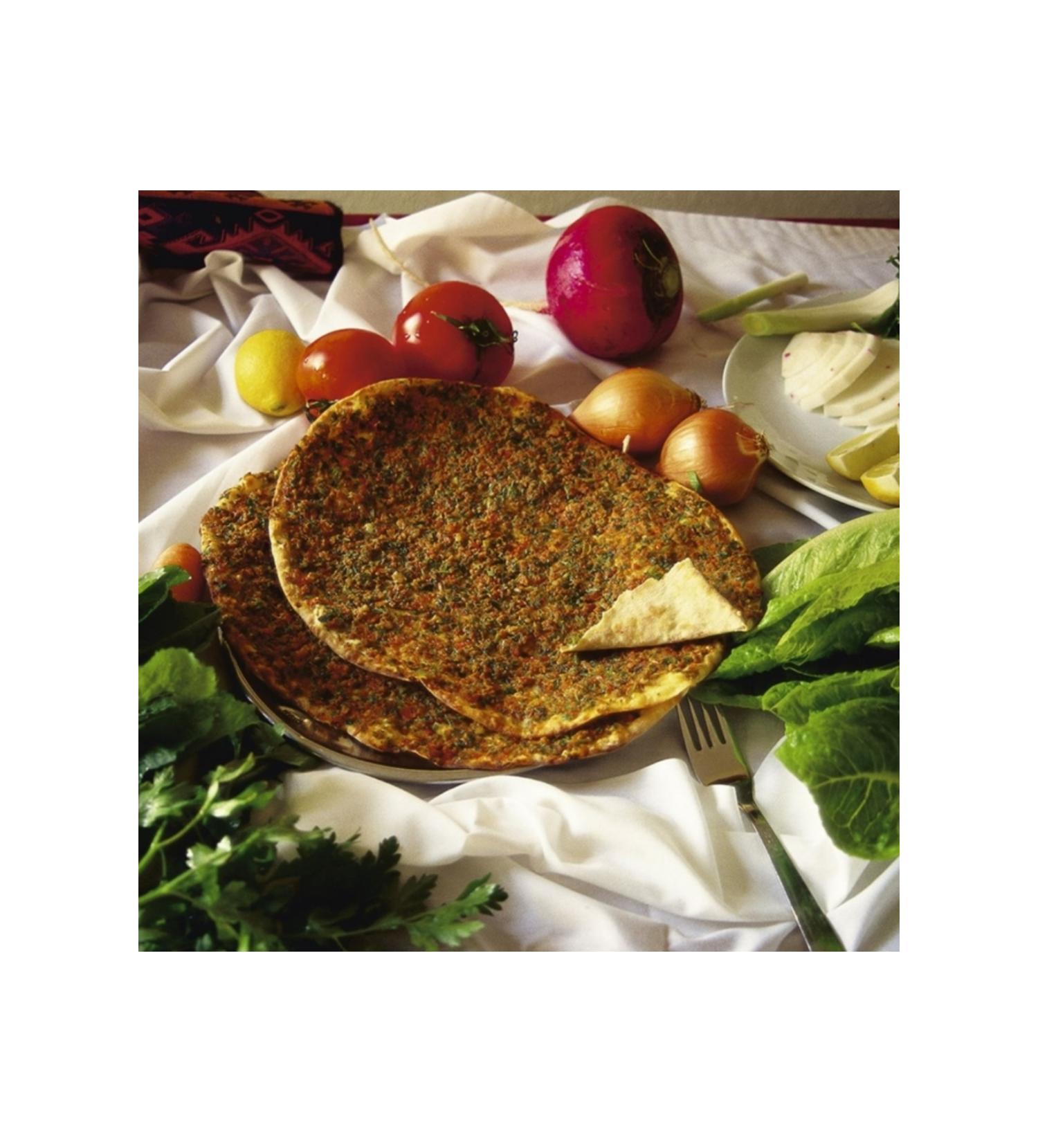 bakkal hasan Gaziantep Style Lahmacun Non-spicy (Special Production) 5 Pieces