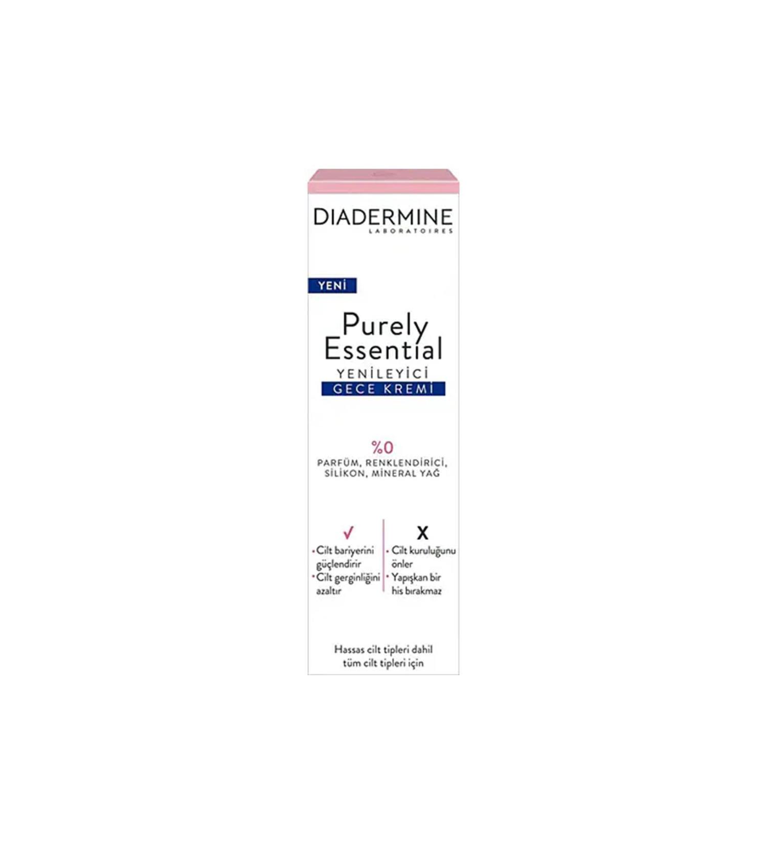 Diadermine Purely Essentual Regenetive Night Cream 40 ml