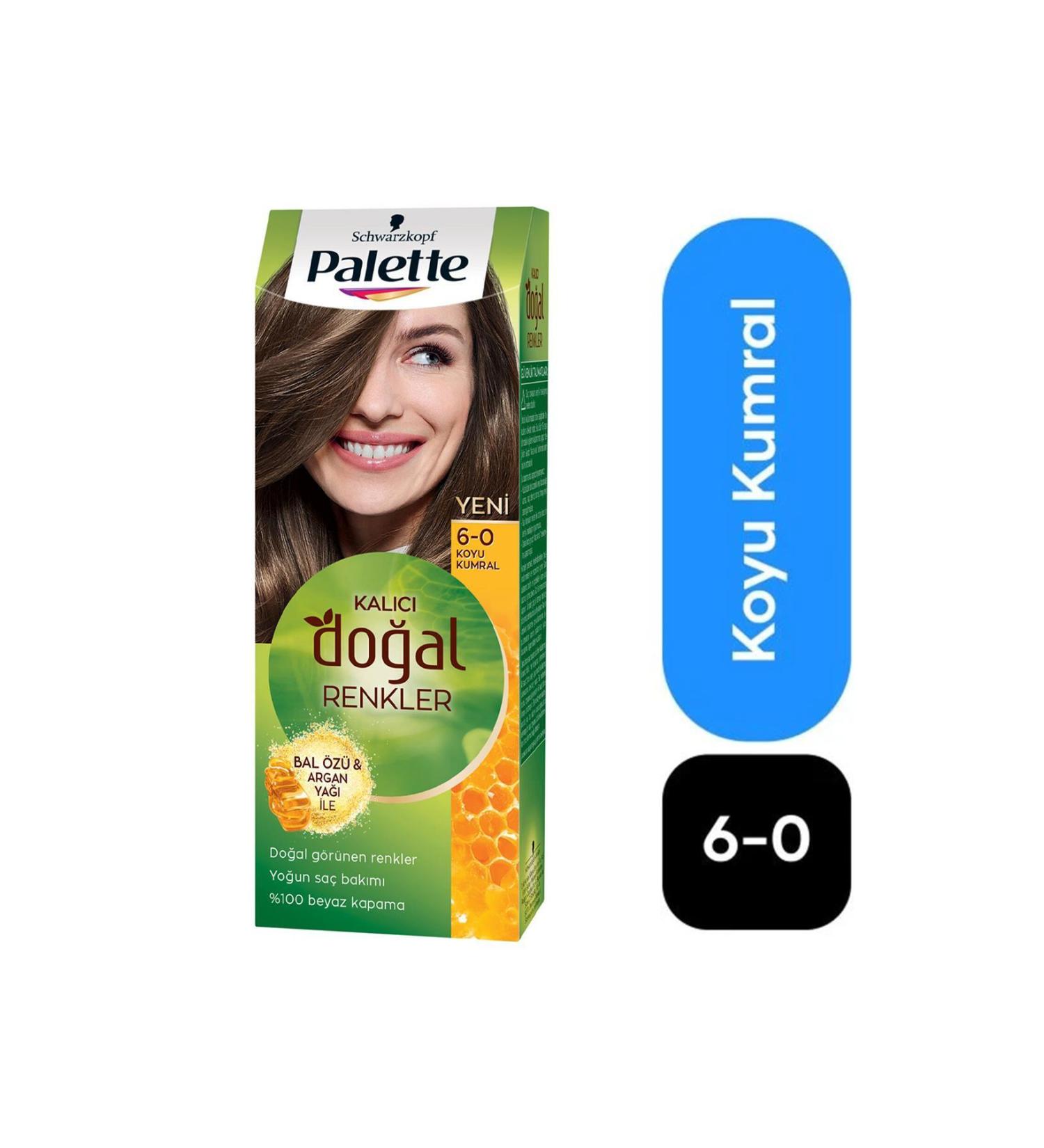 Palette Permanent Natural Colors Hair Dye No: 6.0 Dark Blonde - Buy Online on GoSupps.com