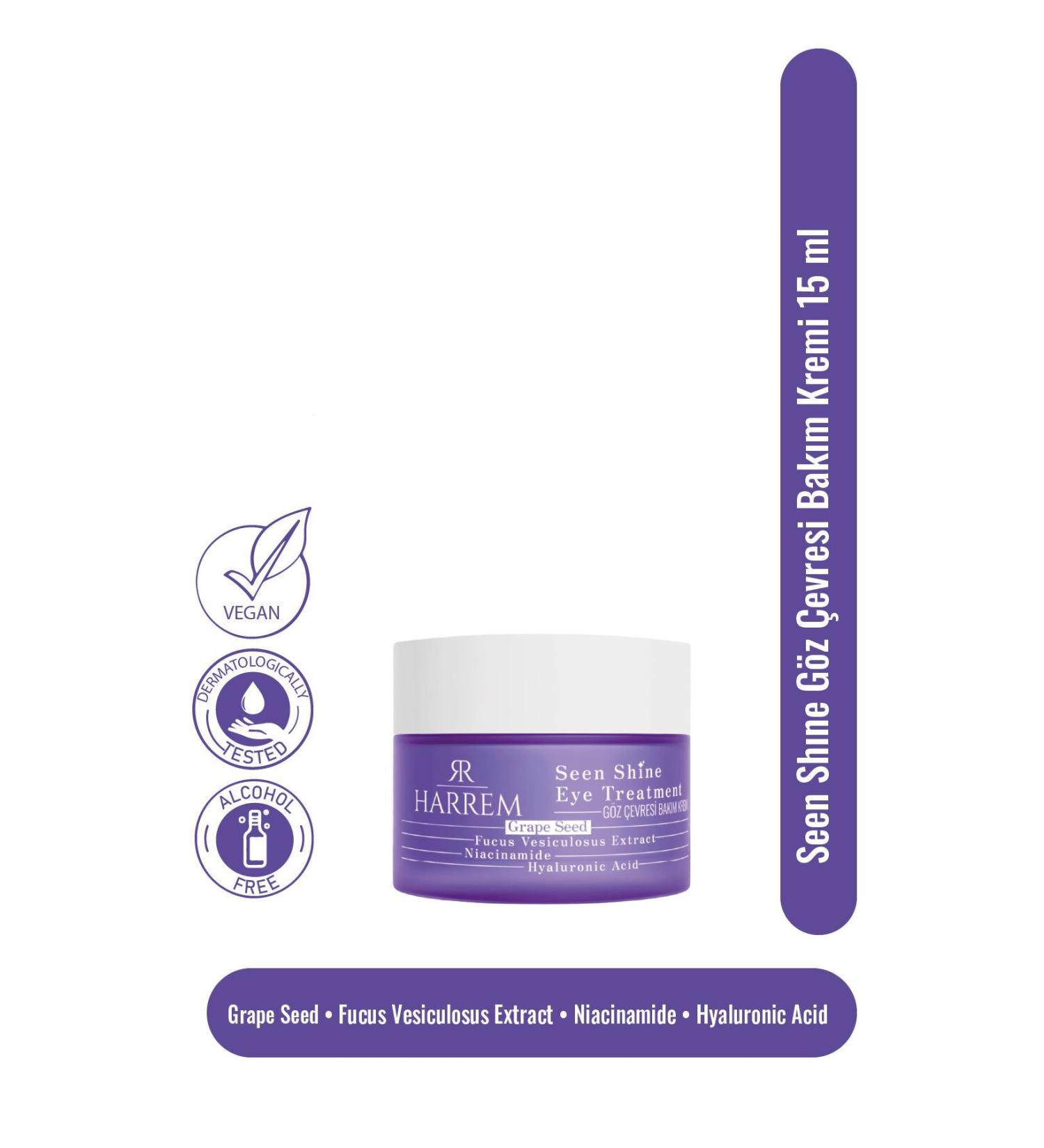Harrem Seen Shine Eye Contour Care Cream 15 ml - Buy Online on GoSupps.com