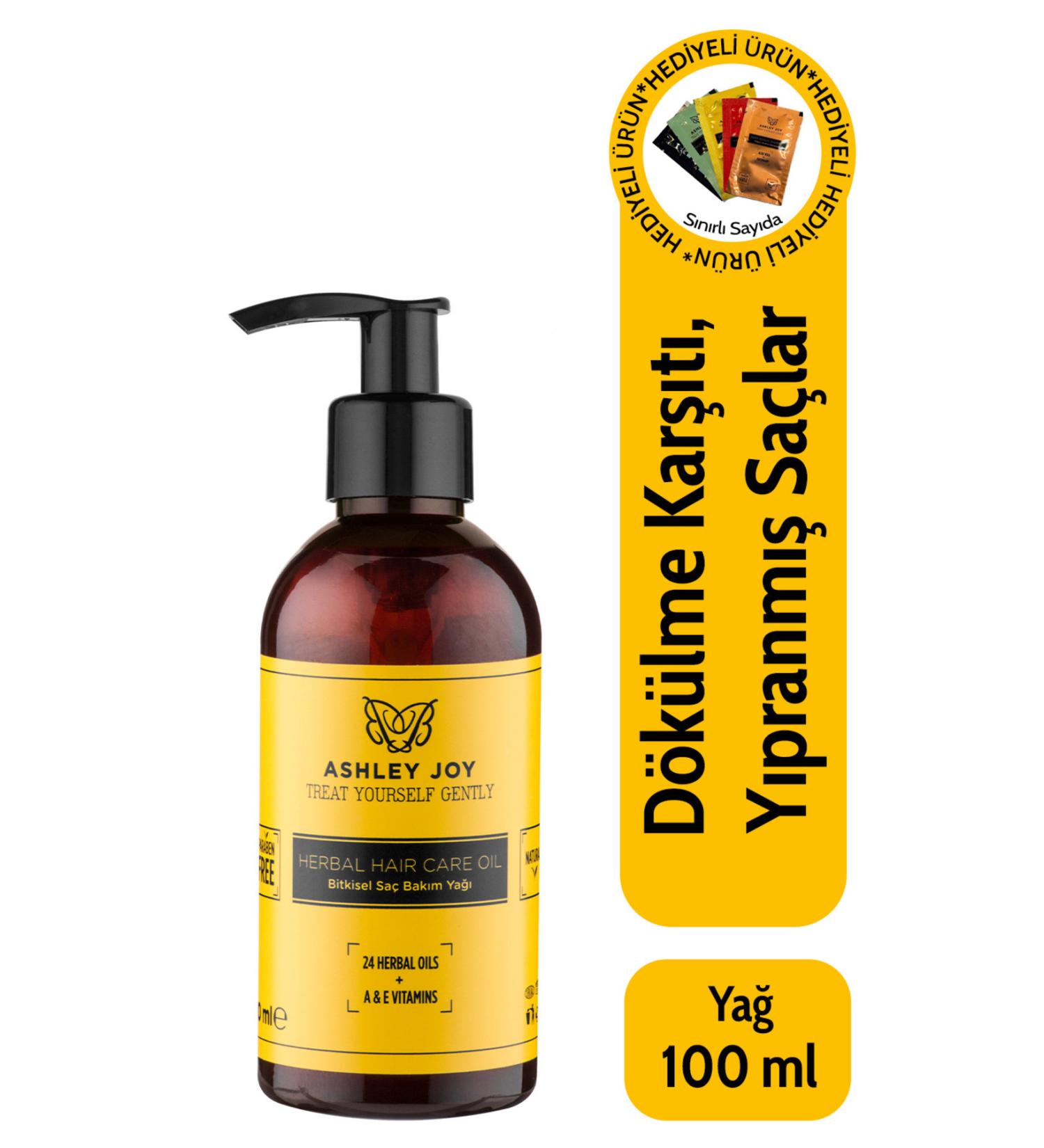 Ashley Joy Anti-Loss and Anti-Damage Herbal Complex Hair Care Oil 100 ml - Buy Online on GoSupps.com