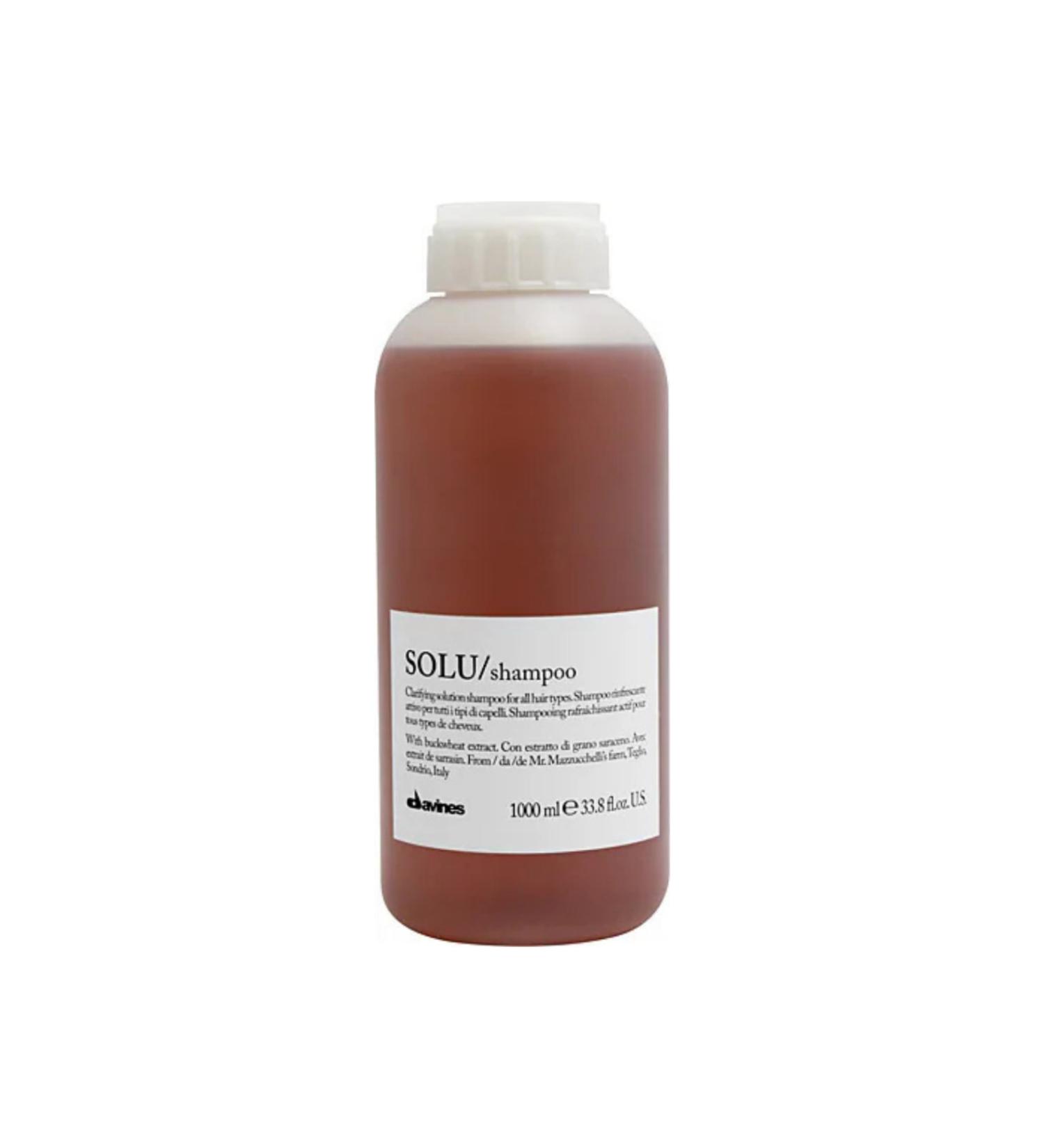 Davines Solu Cleansing Protective Shampoo 1000ml - Pump Gift - 0 Original