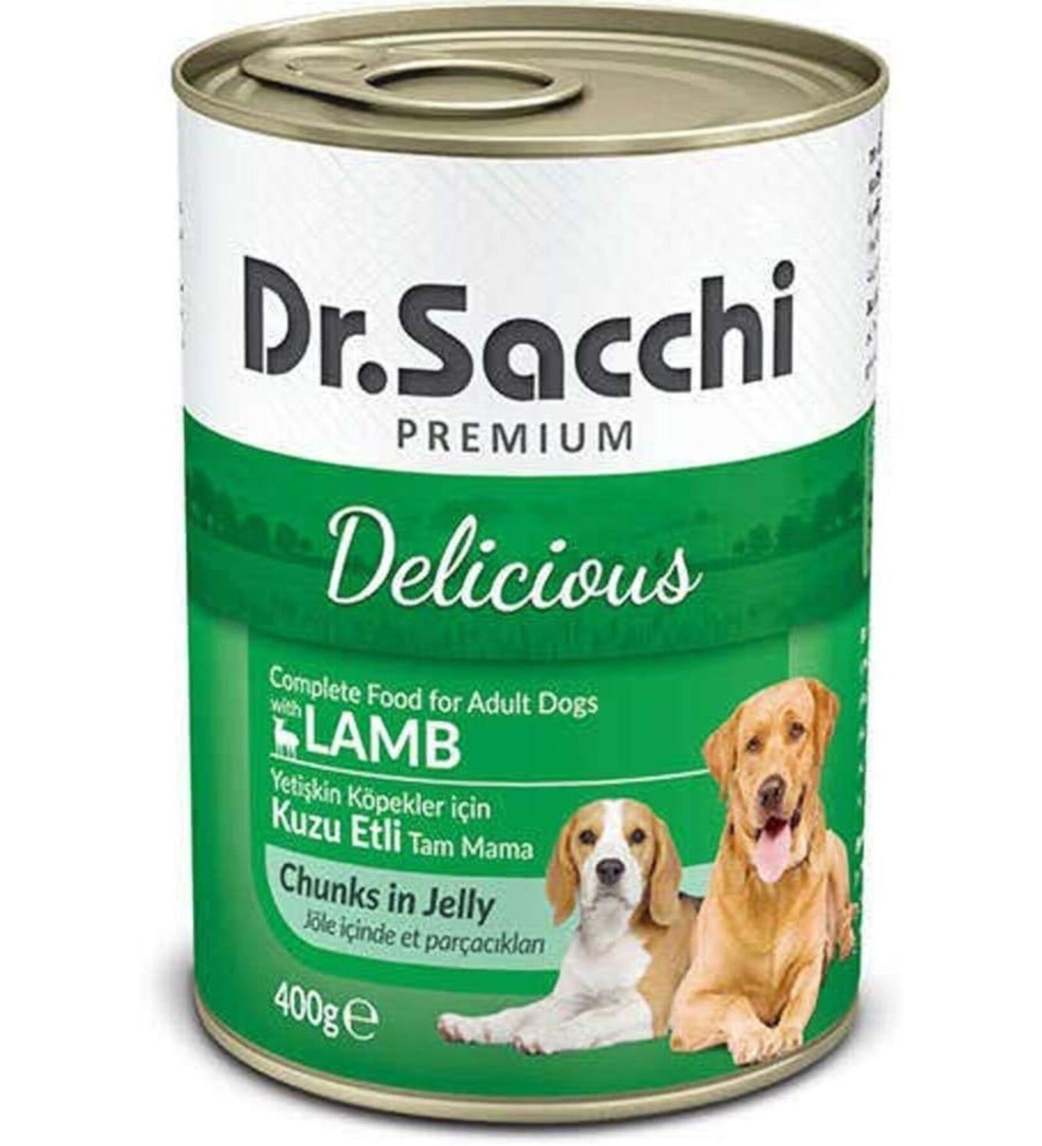 Dr. Sacchi Lamb Adult Dog Canned Food 400 gr X 12 Pieces