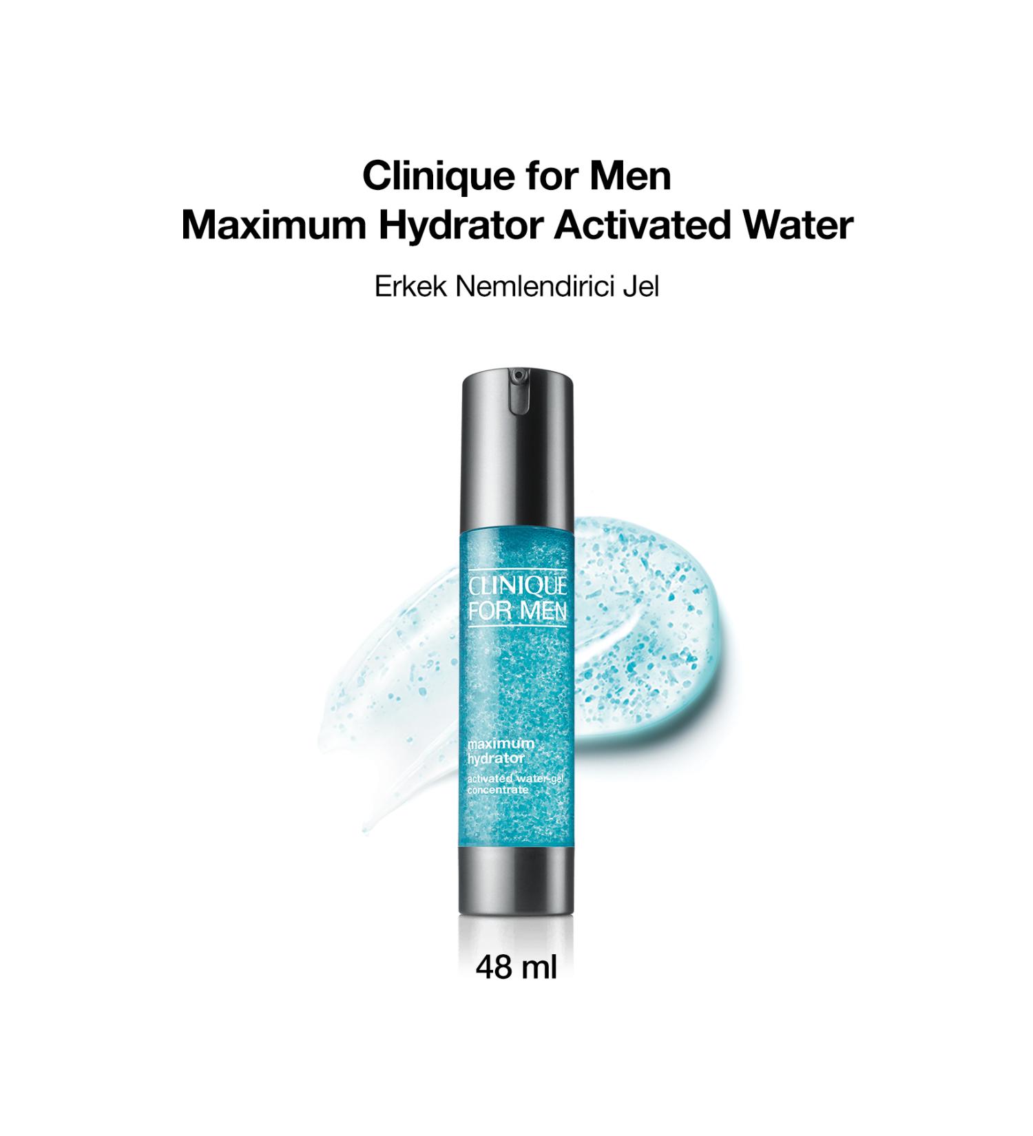 Clinique For Men Maximum Hydrator Activated Water - Moisturizing Gel 48ml - Buy Online on GoSupps.com