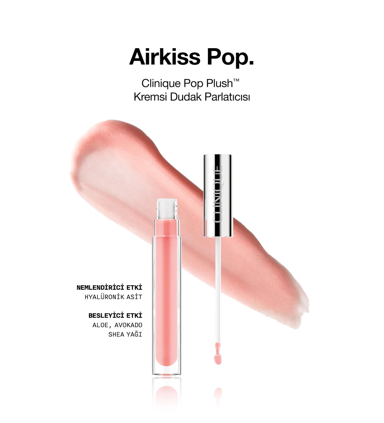 Clinique Pop Plush Creamy Lip Gloss - Airkiss Pop - Buy Online on GoSupps.com