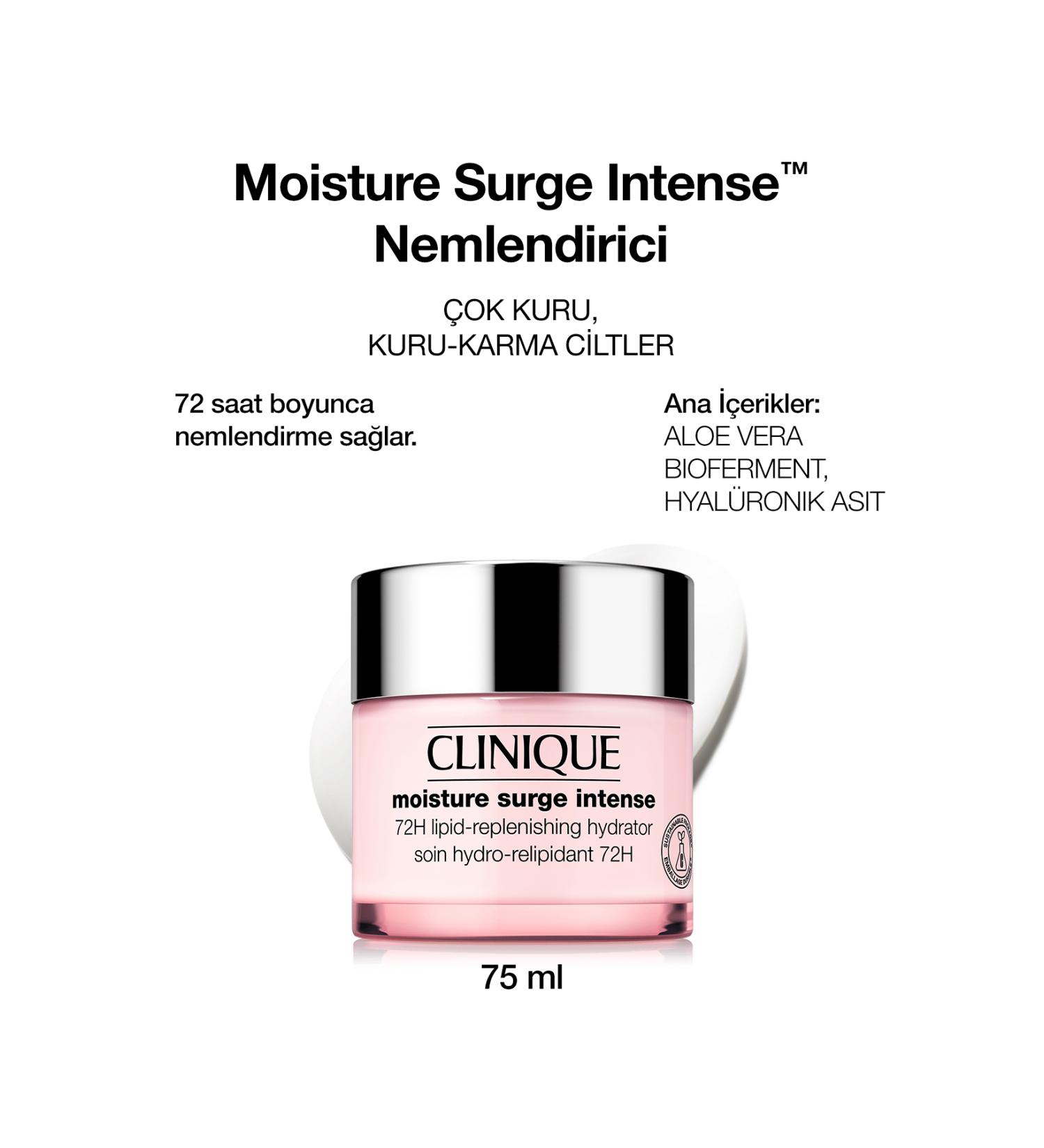 Clinique Moisture Surge Intense 72-Hour Moisture Protection Technology Intense Moisture Face Cream 75 ml - Buy Online on GoSupps.com