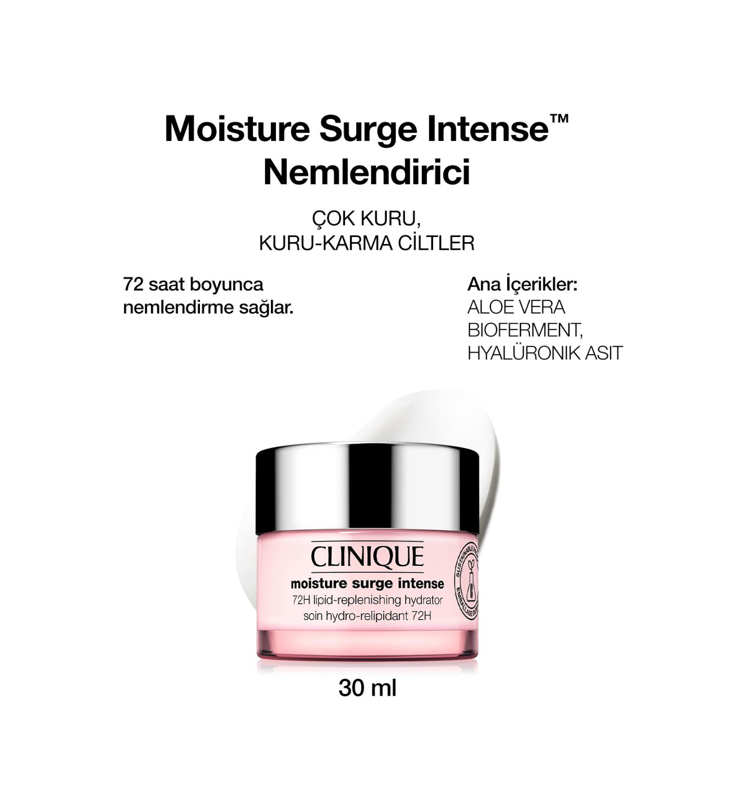 Clinique Moisture Surge Intense 72-Hour Moisture Protection Technology Intense Moisture Face Cream 30 ml - Buy Online on GoSupps.com