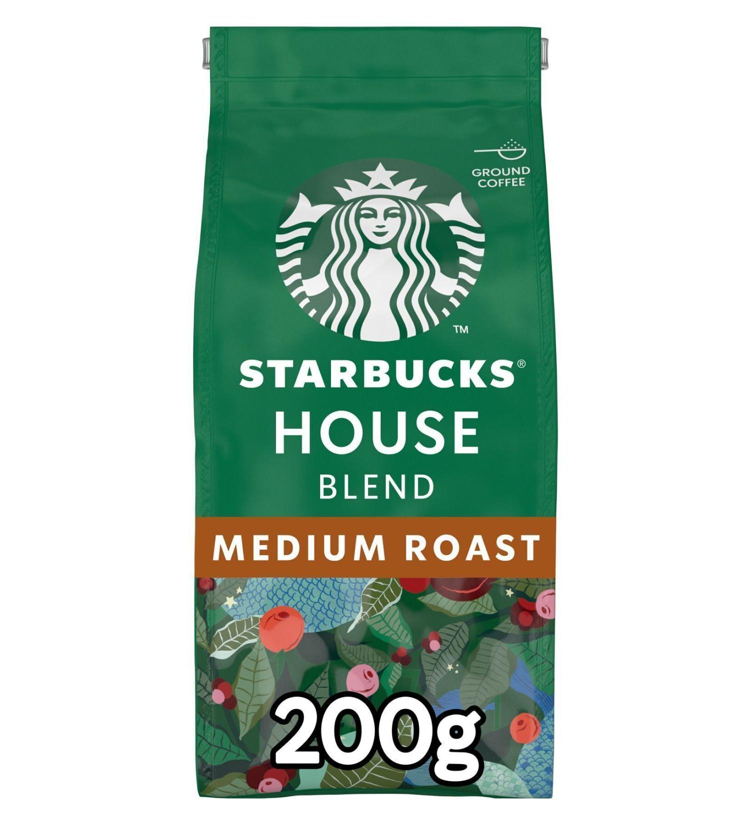 Starbucks House Blend Ground Coffee 200 gr - Buy Online on GoSupps.com
