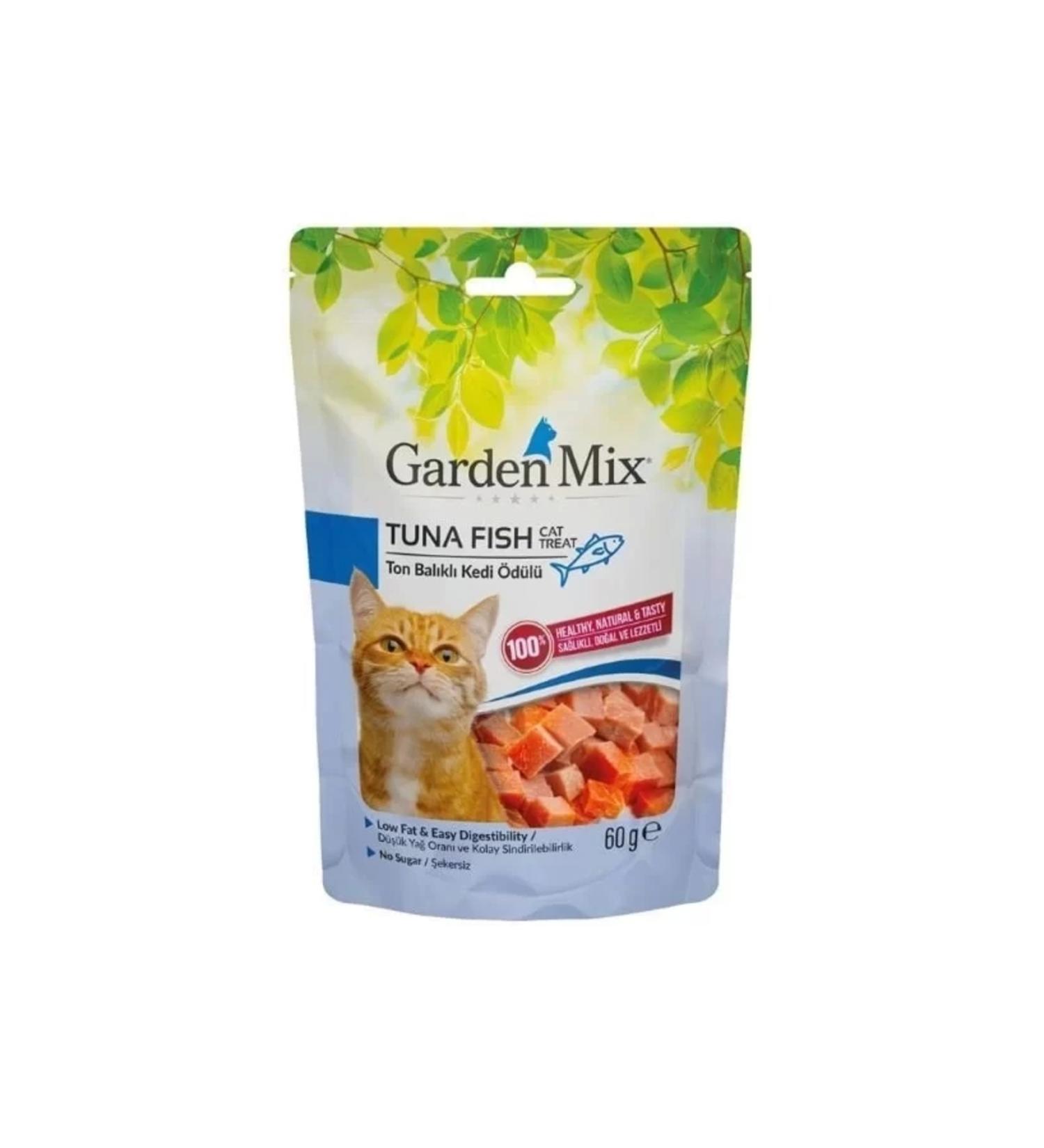 Raftantopla Garden Mix Tuna Low Fat Sugar Free Cat Reward Food 60 Gr
