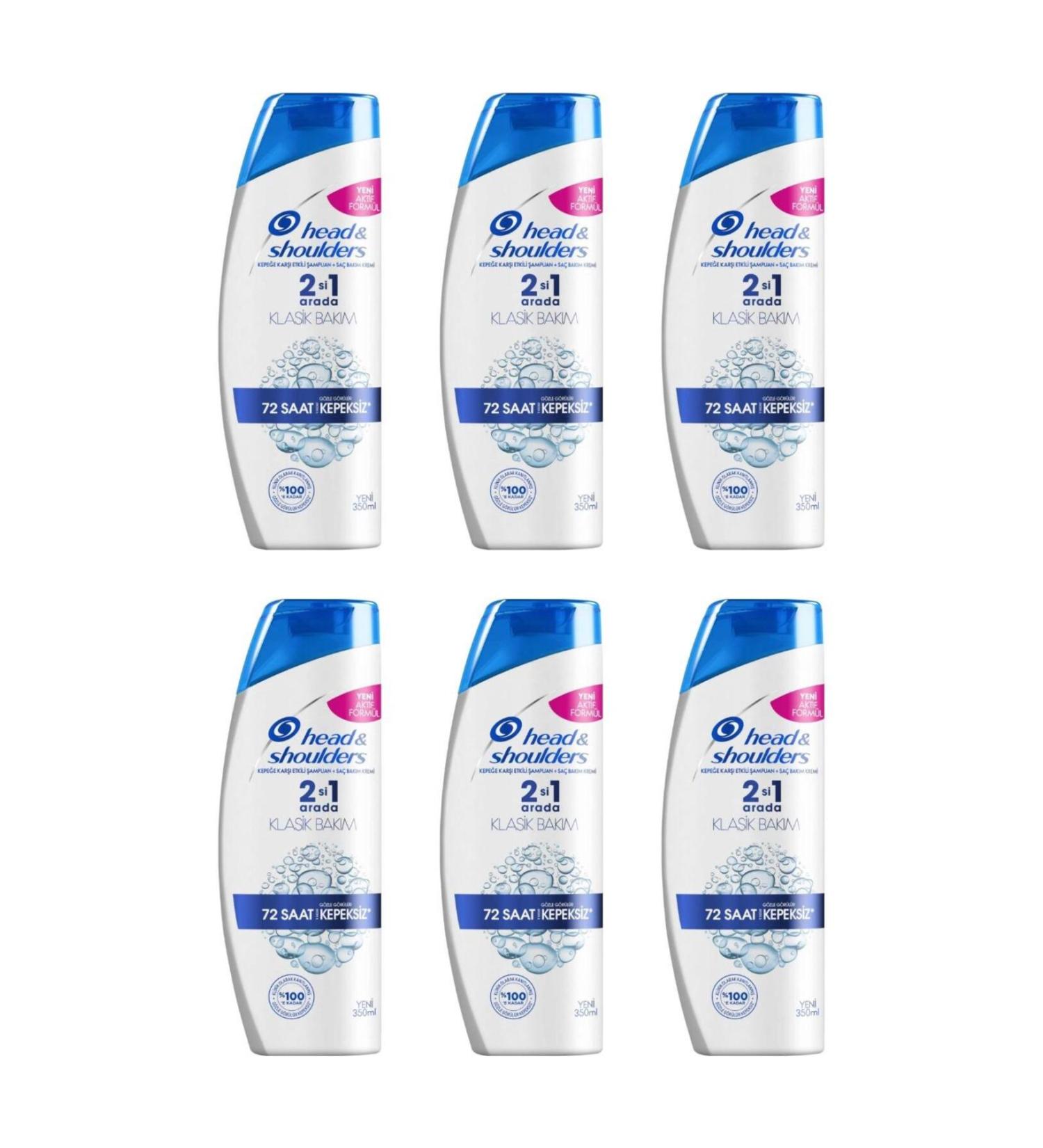 Head and Shoulders Head and Shoulders 330 Ml Shampoo 2-1 Classic Care x6 Pieces - Buy Online on GoSupps.com