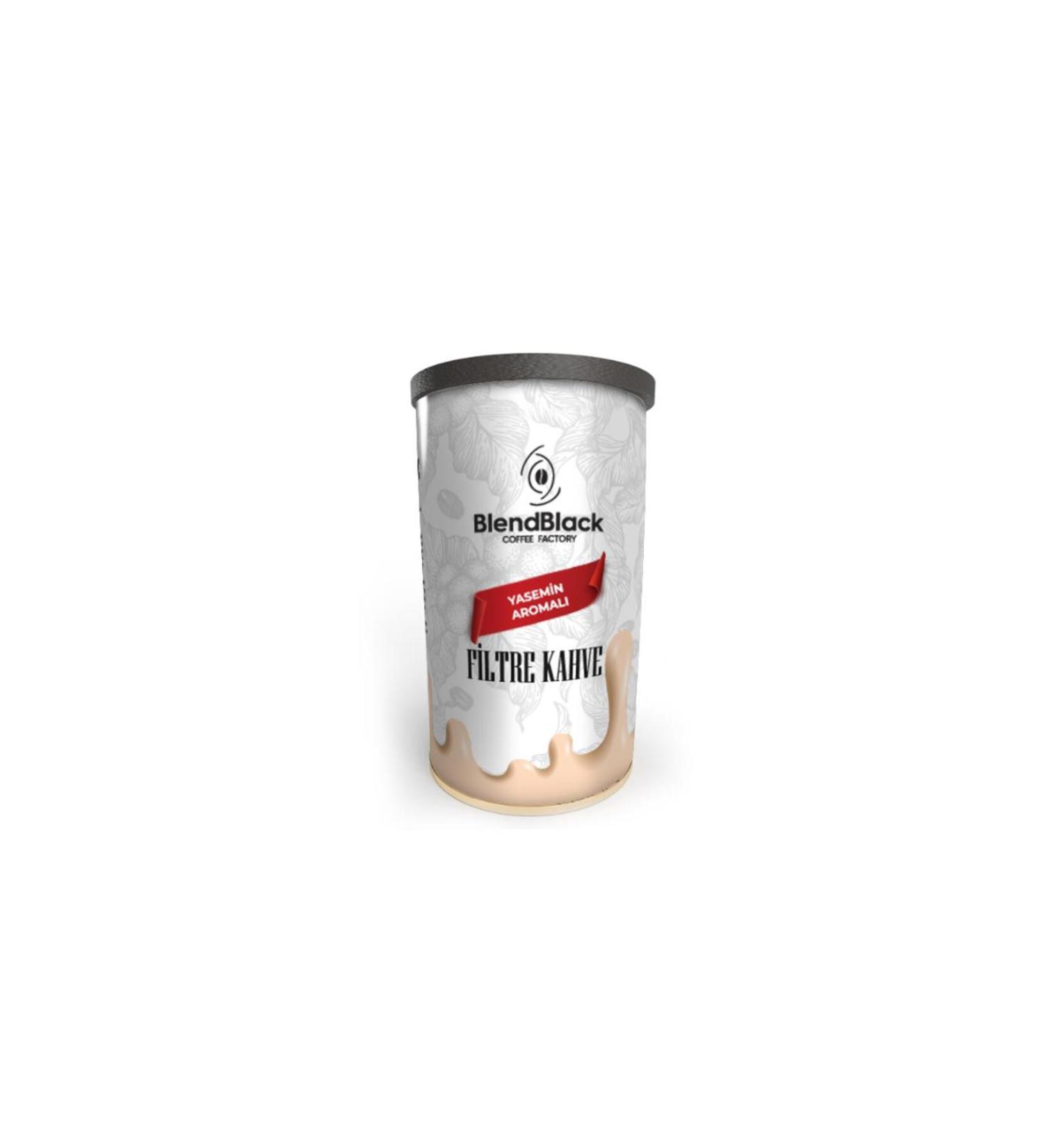 Blendblack Jasmine Flavored Filter Coffee Tin Box 250 gr