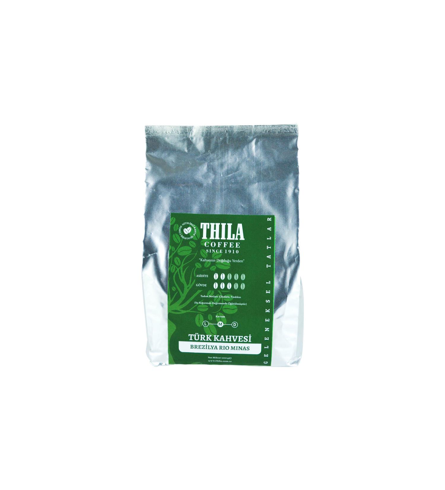 Thila Brazil Rio Minas Turkish Coffee 1000 Gr.