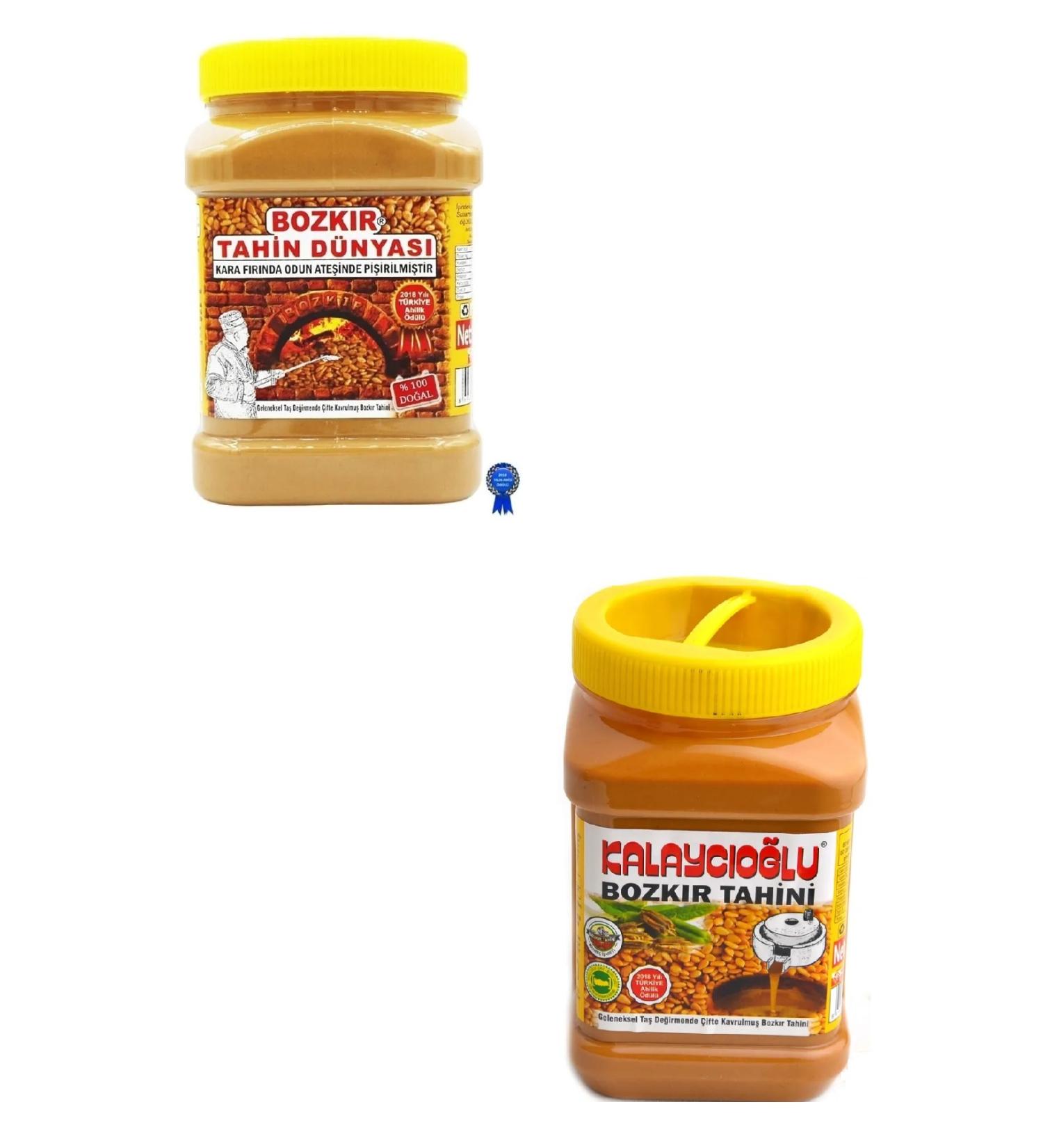 Kalayc o lu Bozk r Tahini World 935 gr + Bran-Free Tahini 935 gr SET OF 2