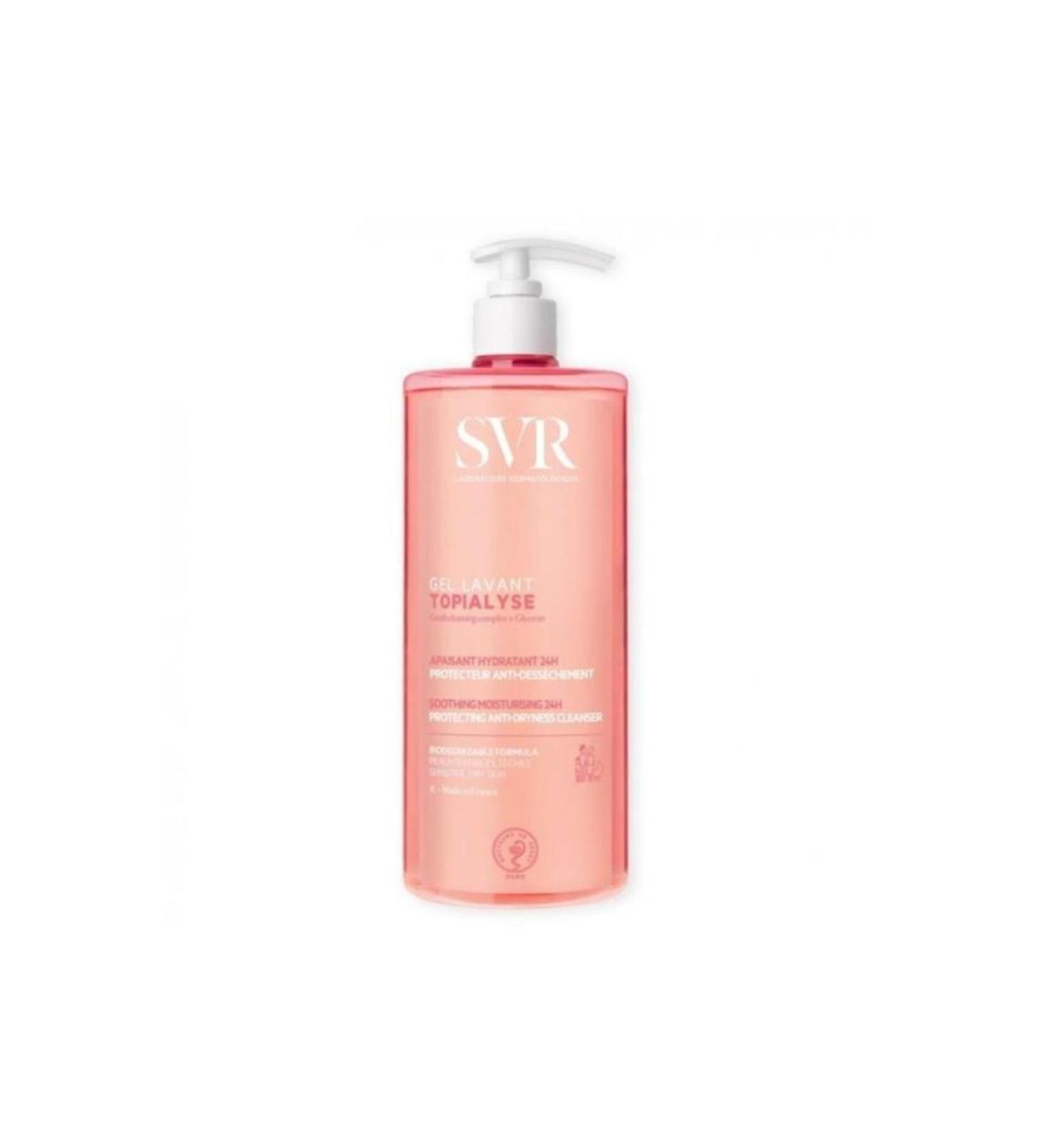 SVR Topialyse Gel Lavender Skin Cleanser 1 Liter