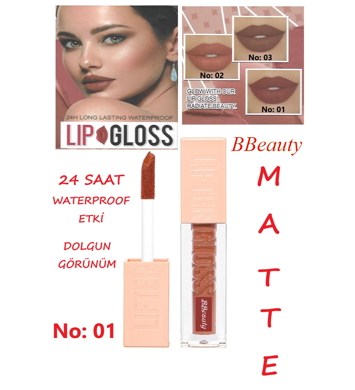 BBeauty Lifter 24 Hour Waterproof & Plumping Effect Permanent Matte Liquid Lipstick Matte Lipgloss - Buy Online on GoSupps.com