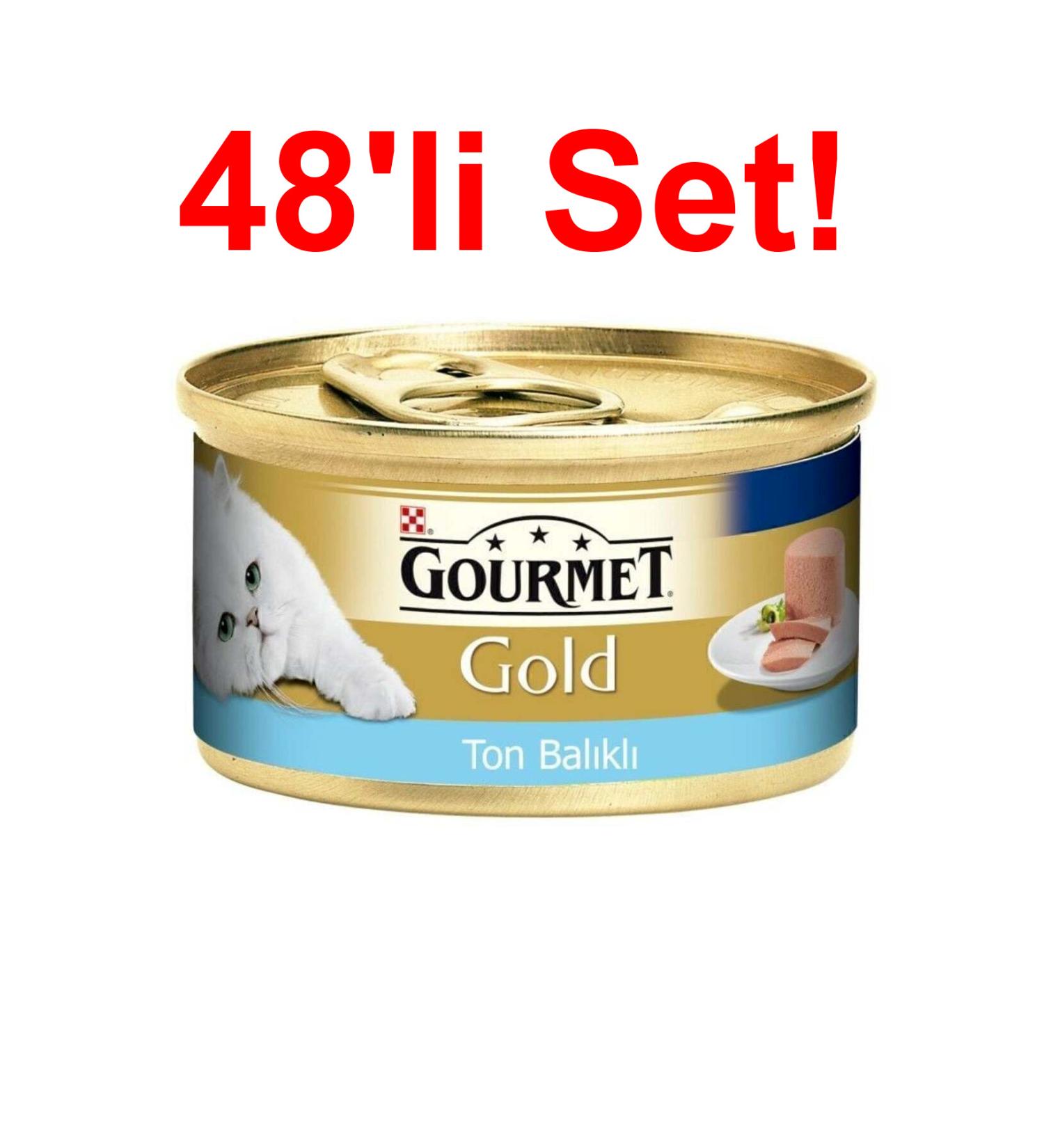 Gourmet Gold Tuna Minced Tuna Cat Canned Food 85g X 48PCS