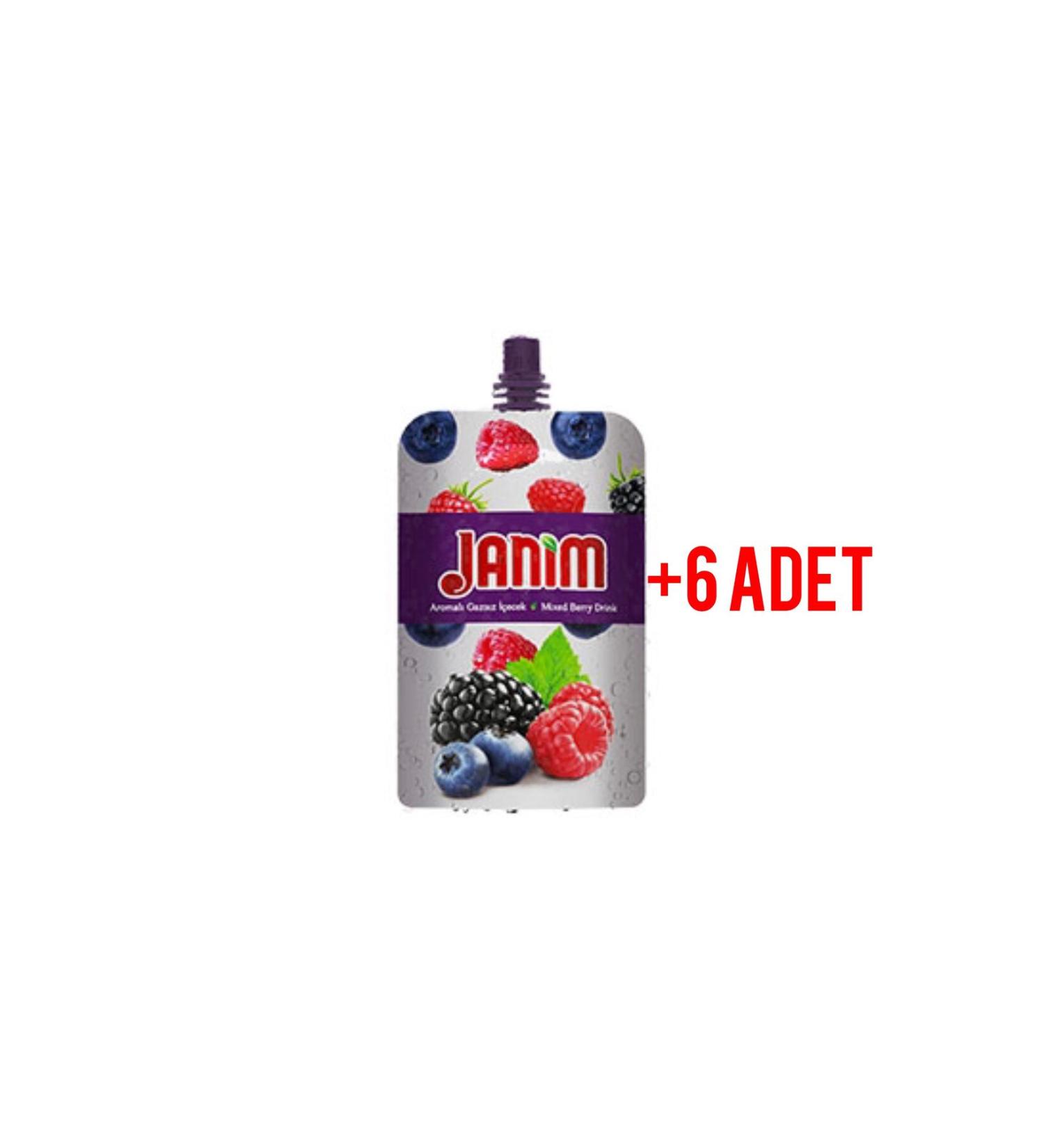 samyang Janim Flavored Non-carbonated Drink Mixed Berry Drink 200ml x6Pcs