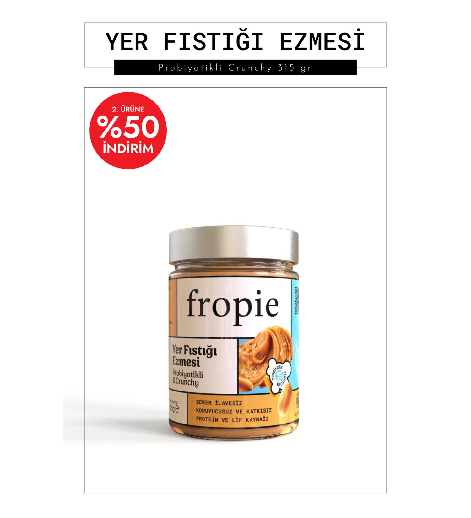 FROPIE Peanut Butter - Probiotic Crunchy 315 gr - Buy Online on GoSupps.com