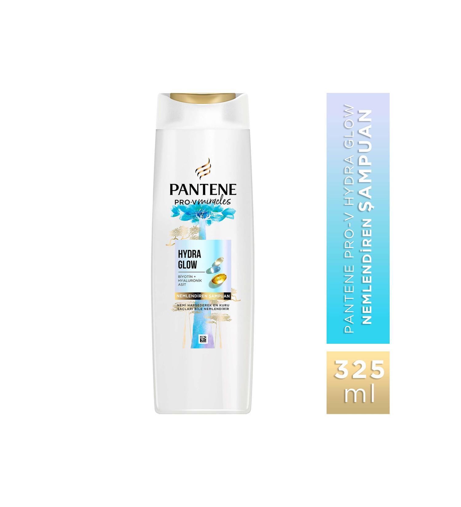 Pantene PRO-V MIRACLES Hydra Glow Moisturizing Shampoo for Dry Hair 325ML - Buy Online on GoSupps.com
