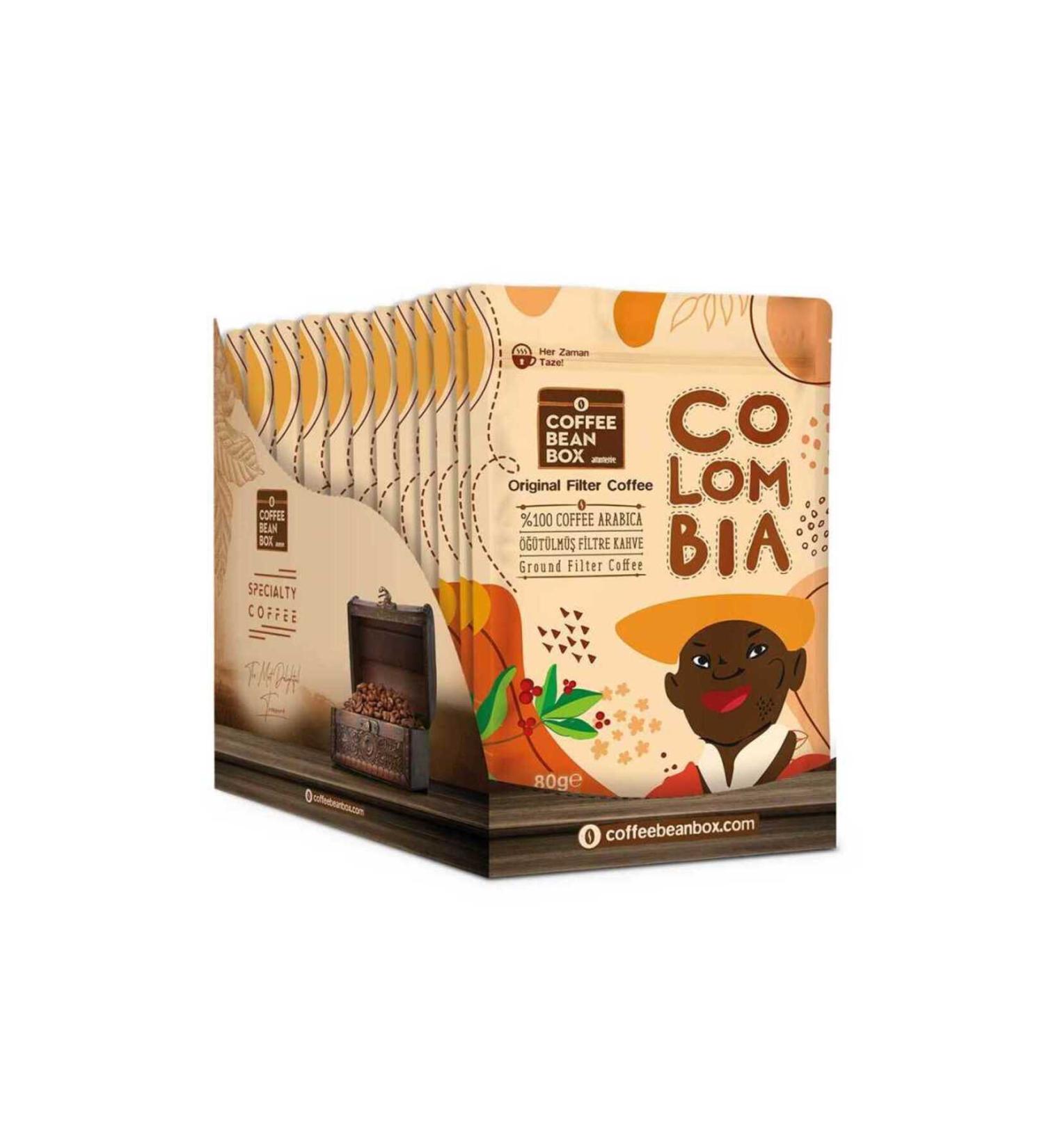 Alt ntelve Colombia Filter Coffee 10 x 80 gr Economic Package - Buy Online on GoSupps.com