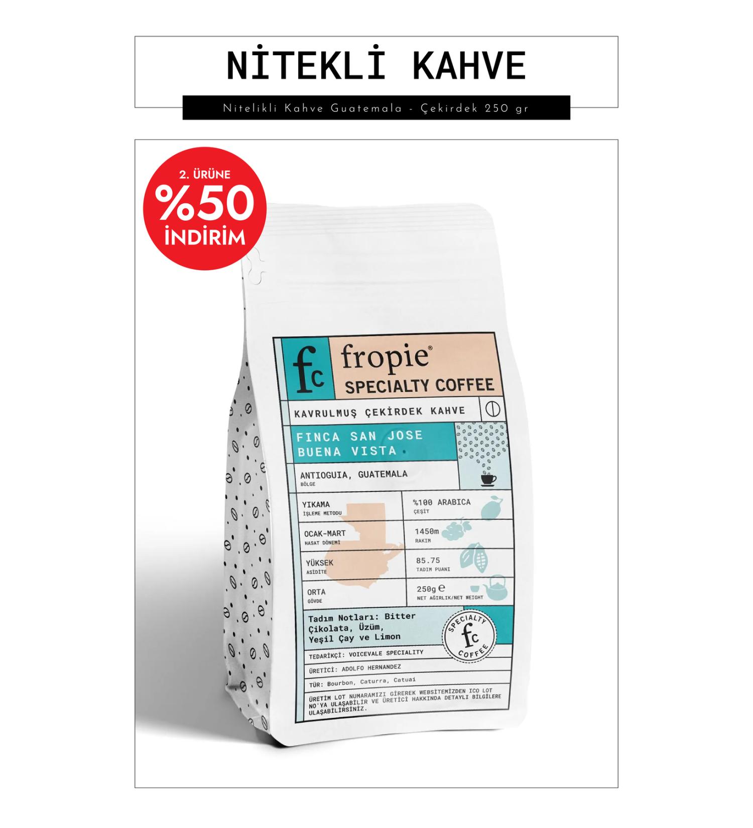 FROPIE Quality Coffee Guatemala - Beans 250 gr - Buy Online on GoSupps.com