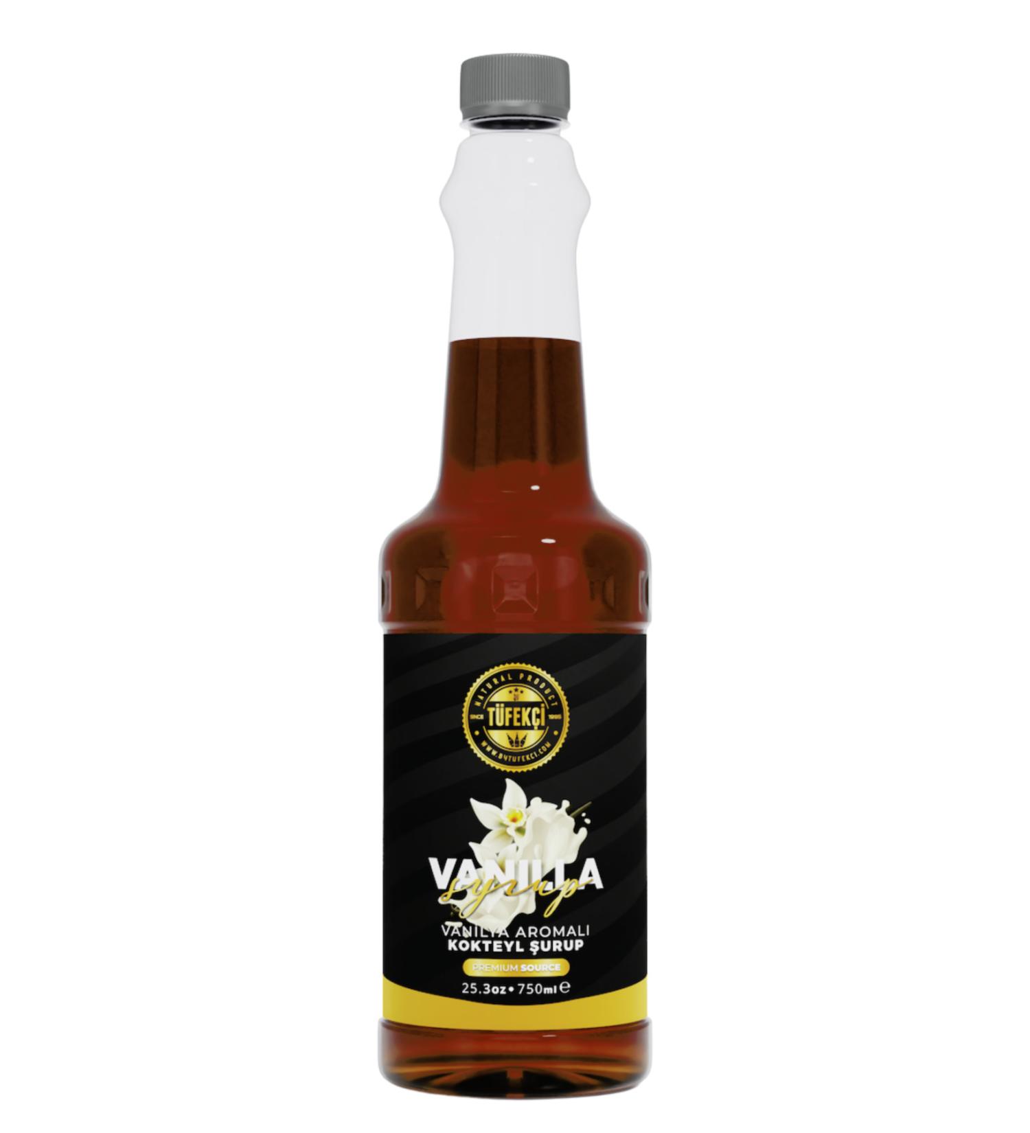 By T fek i Vanilla Flavored Coffee Cocktail and Dessert Syrup Real Sugar Intensive Form 750 ml