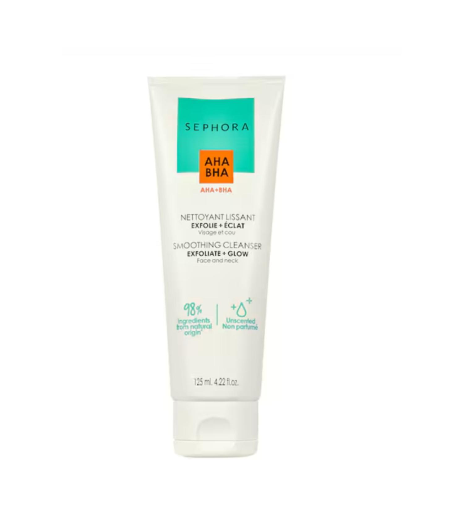 Sephora Smoothing Cleanser Exfoliates + Facial Cleansing Gel