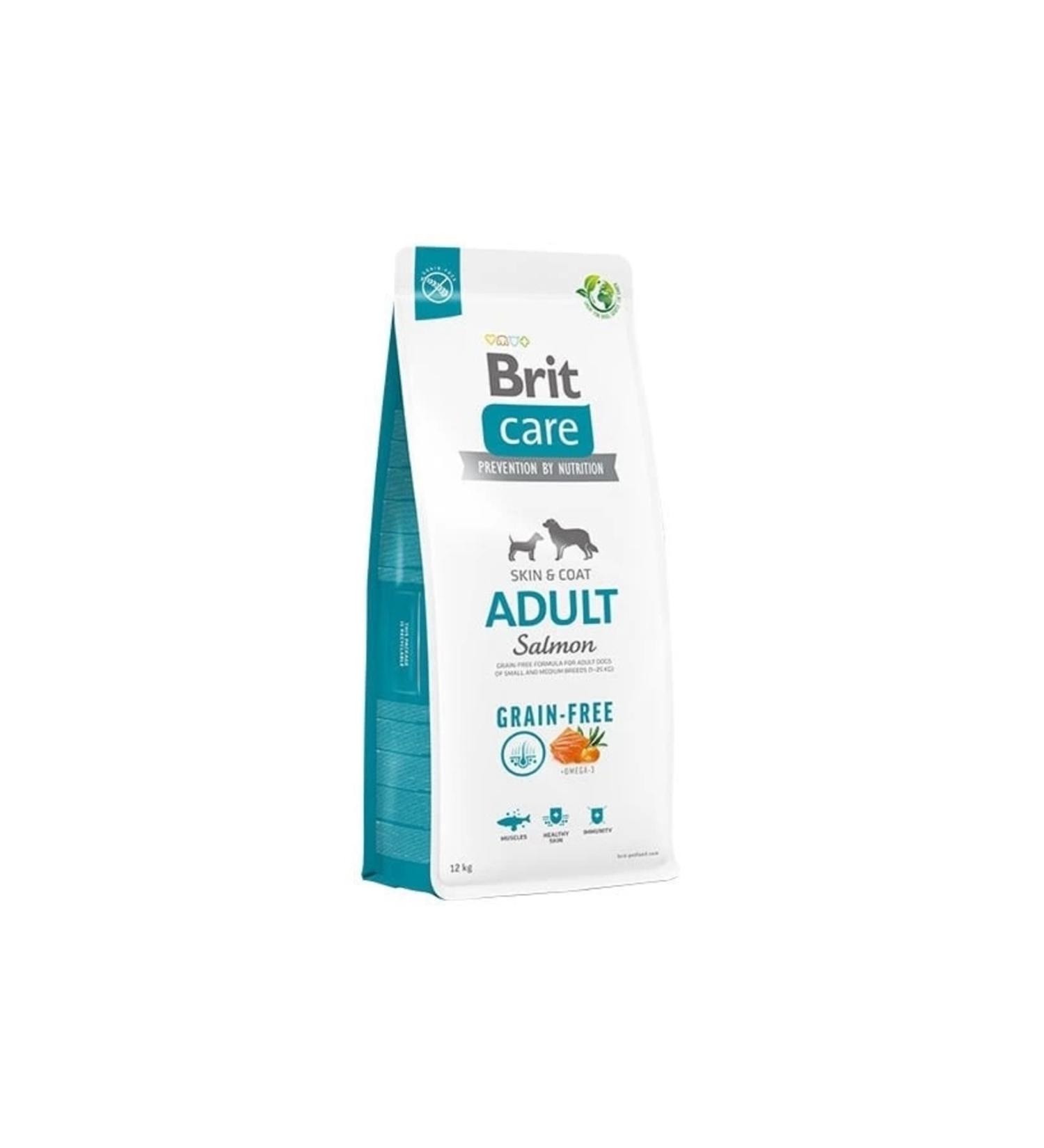 Brit Care Grain Free Skin Coat Salmon Adult Dog Food 12 Kg