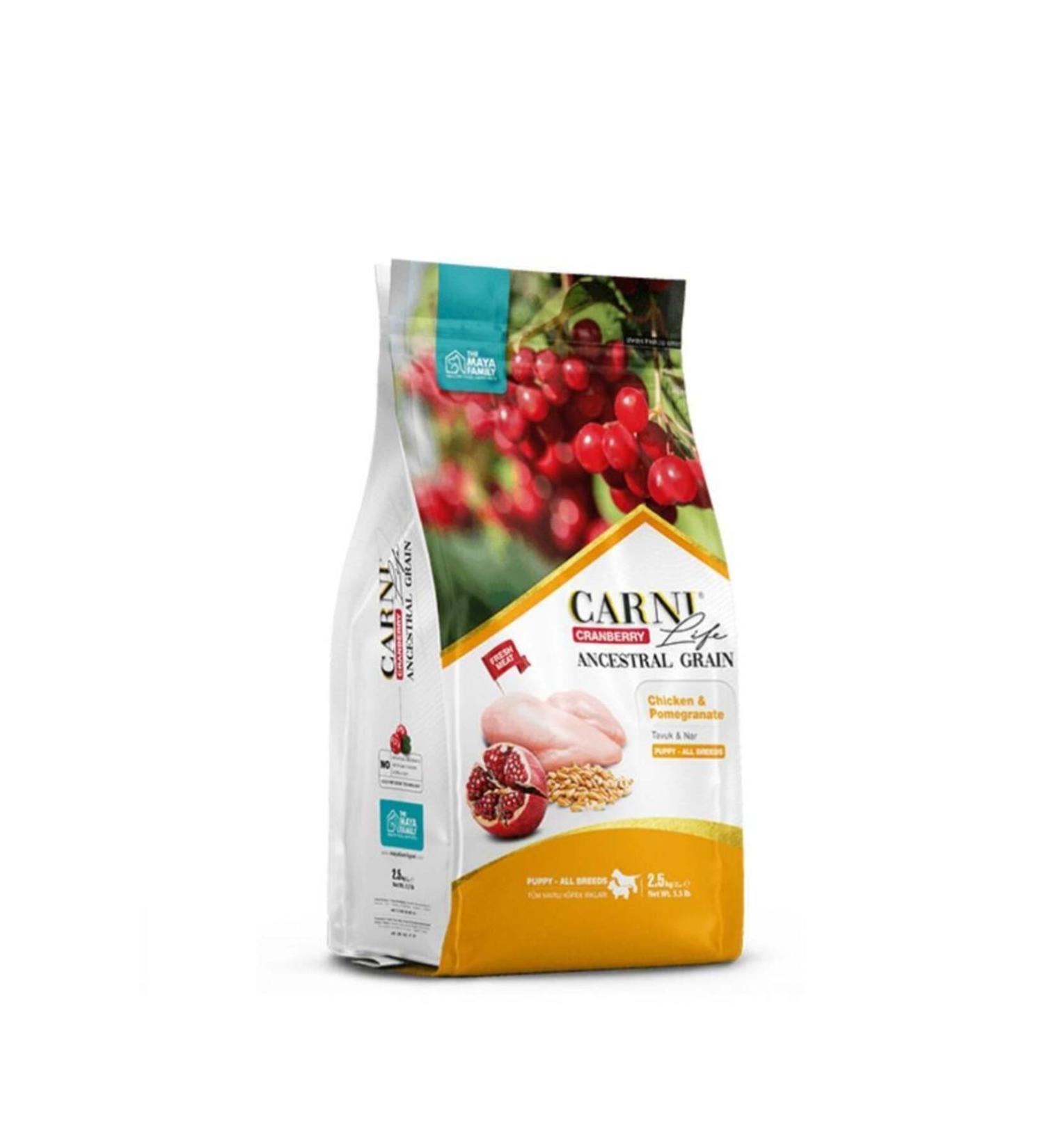 CARNI LIFE Carni Life Chicken Meat and Pomegranate All Breeds Puppy Dog Food (12 KG)