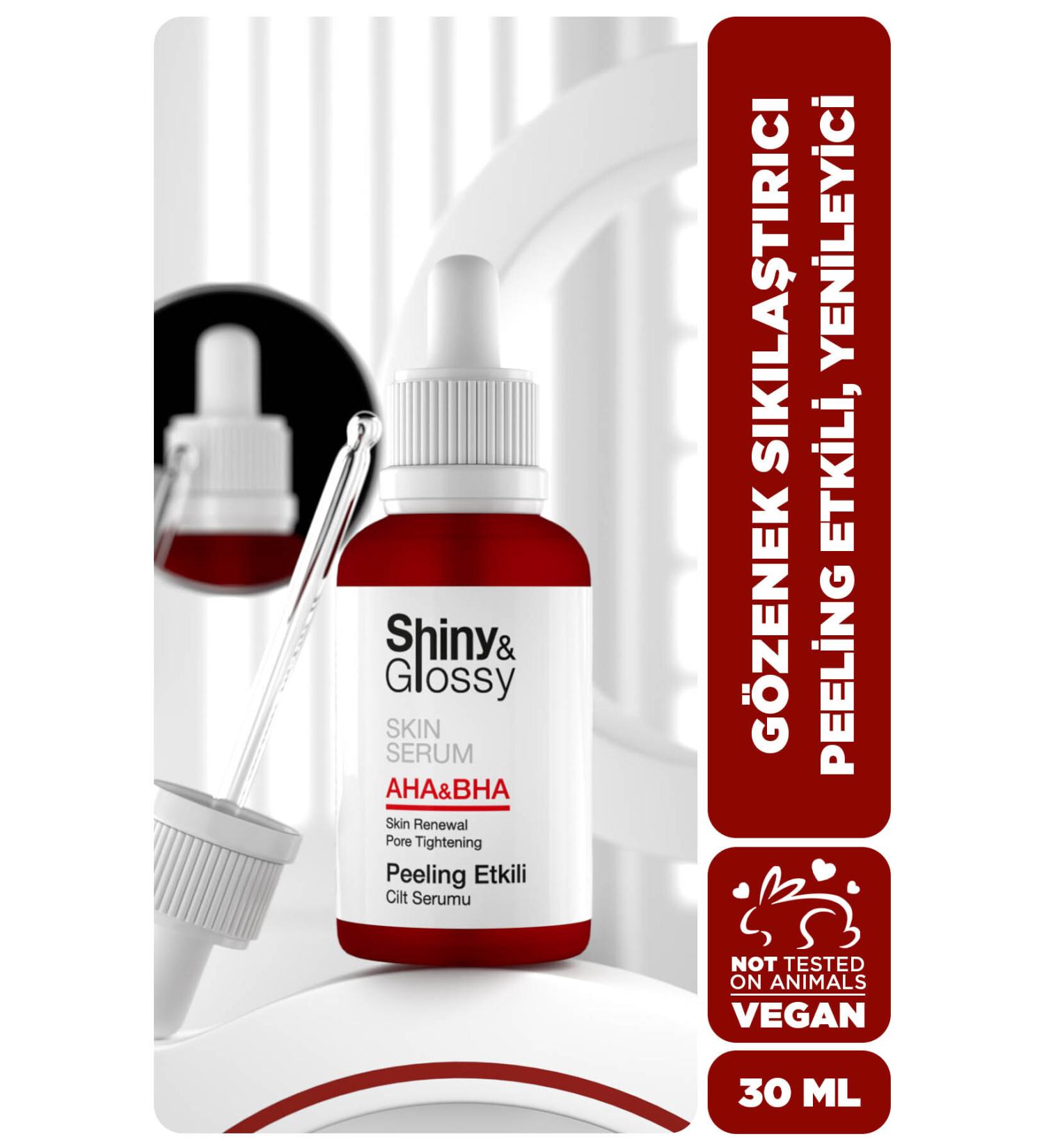 Shiny Glossy AHA & BHA Peeling Skin Serum 30 ml - Buy Online on GoSupps.com