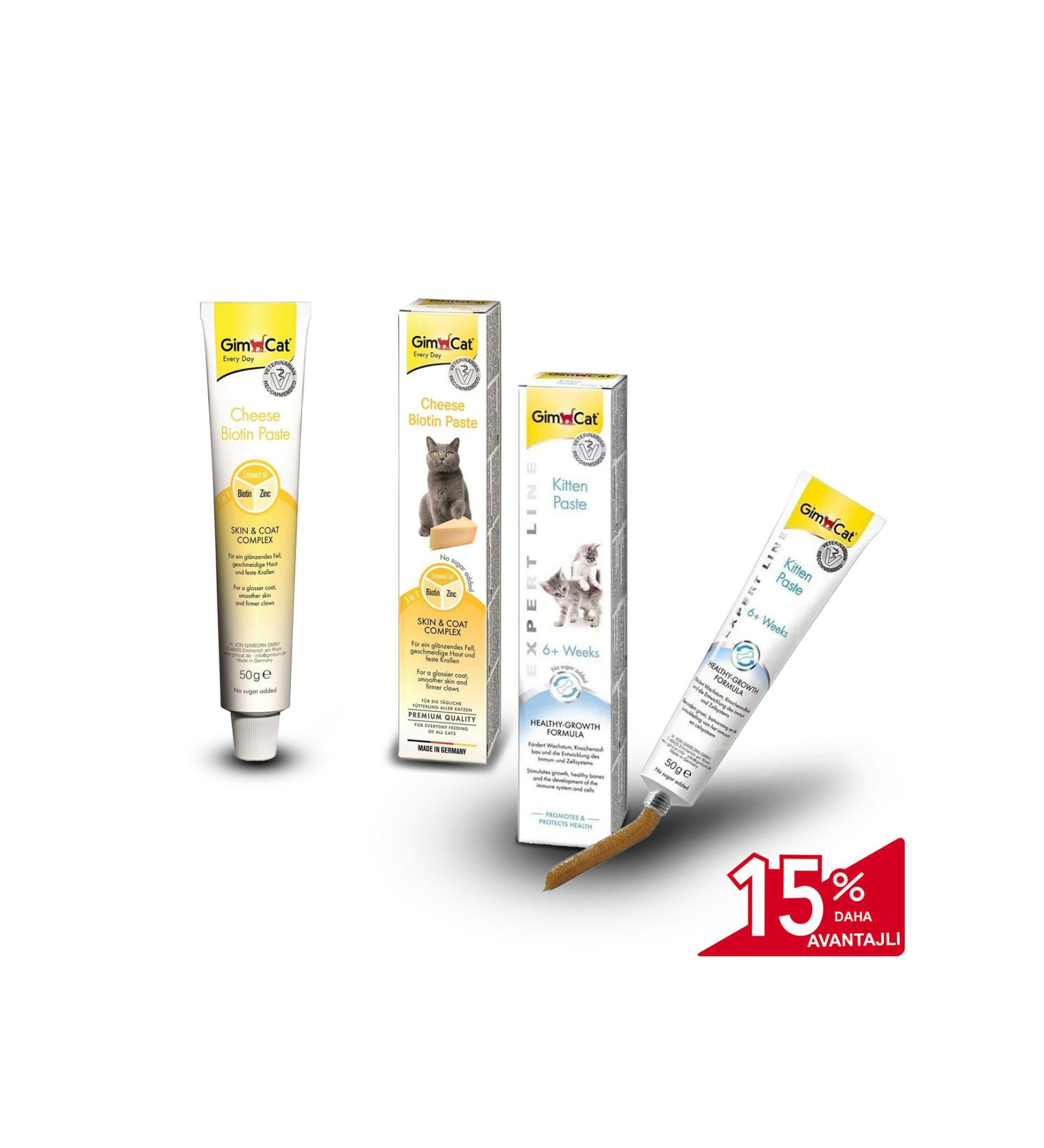 Petcibaba Gimcat Anti-Falling Cat Paste & Gimcat Vitamin Paste for Kittens 50gr - Buy Online on GoSupps.com