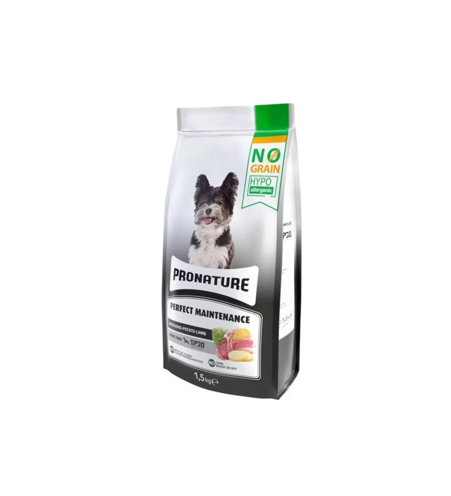 Your ureticiniz Pronature Hypo-allergenic Grain-Free Lamb Meat Adult Dog Food 1.5 Kg