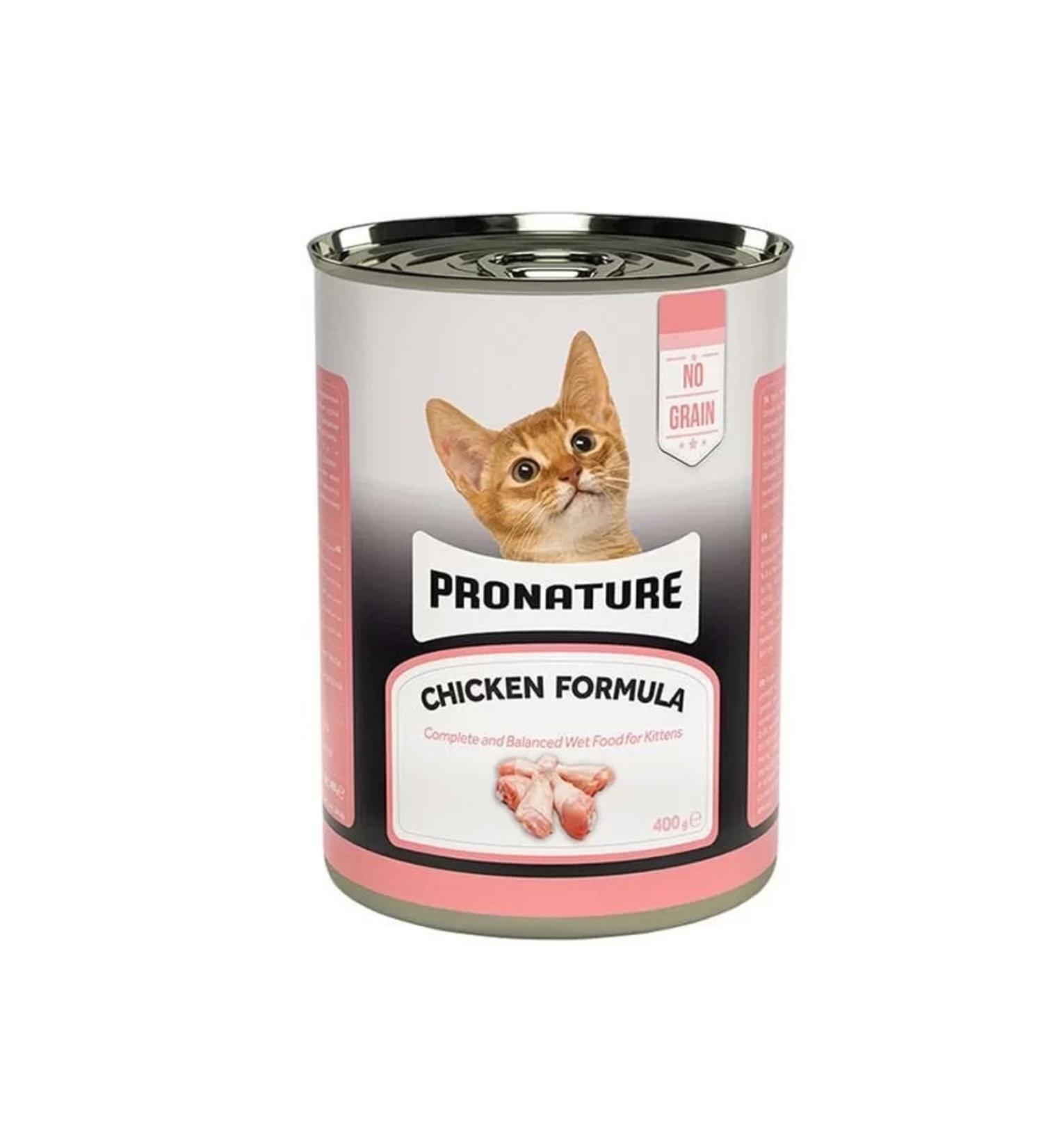 Your producer Pronature Grain-Free Chicken Paste Kitten Canned Cat Food 400 Gr