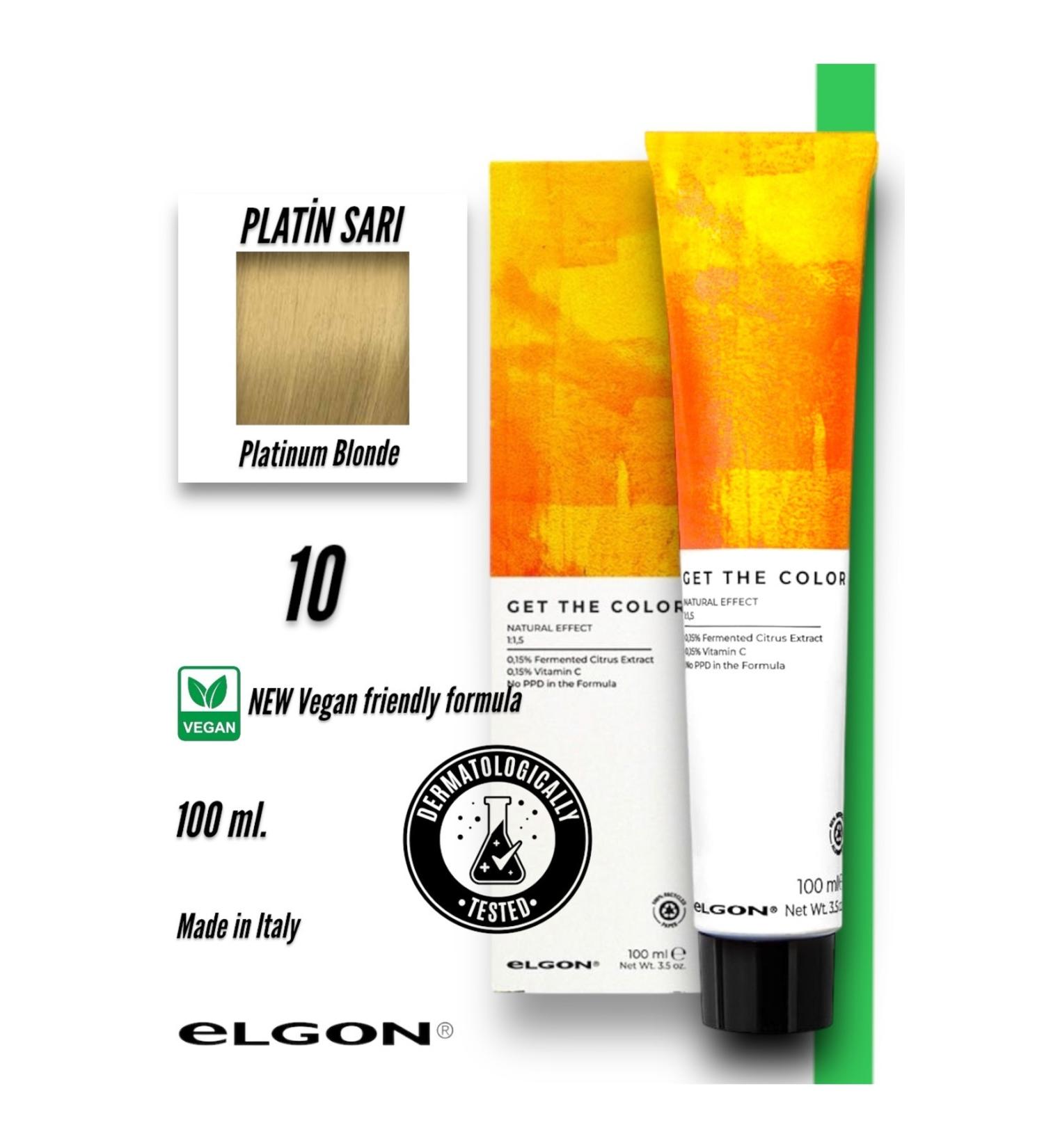 Elgon Get The Color 10 Professional Hair Dye (100 ml.) (Oxidizer-Free)