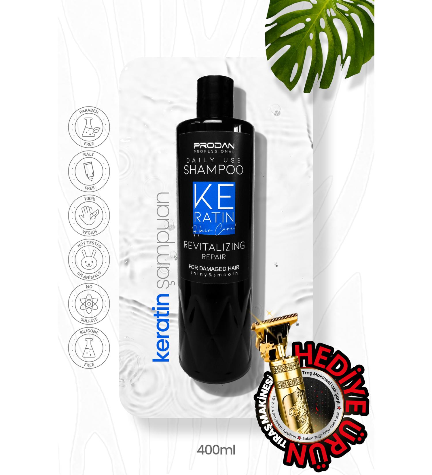 Prodan Keratin Shampoo Salt-Free Collagen | Shine-Giver-400ml