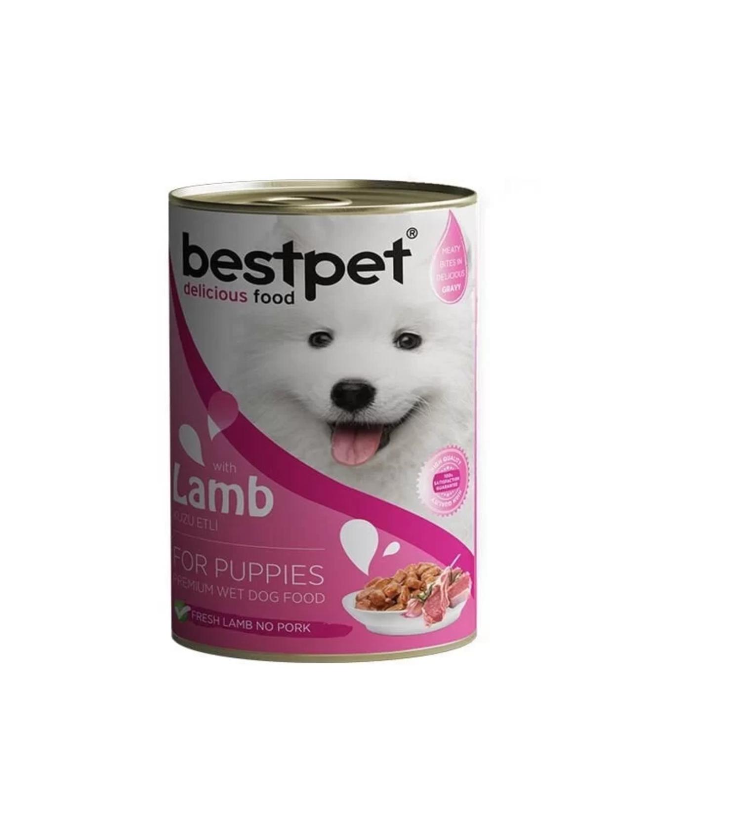 Bestpet Lamb Jelly Puppy Canned Food 400 Gr
