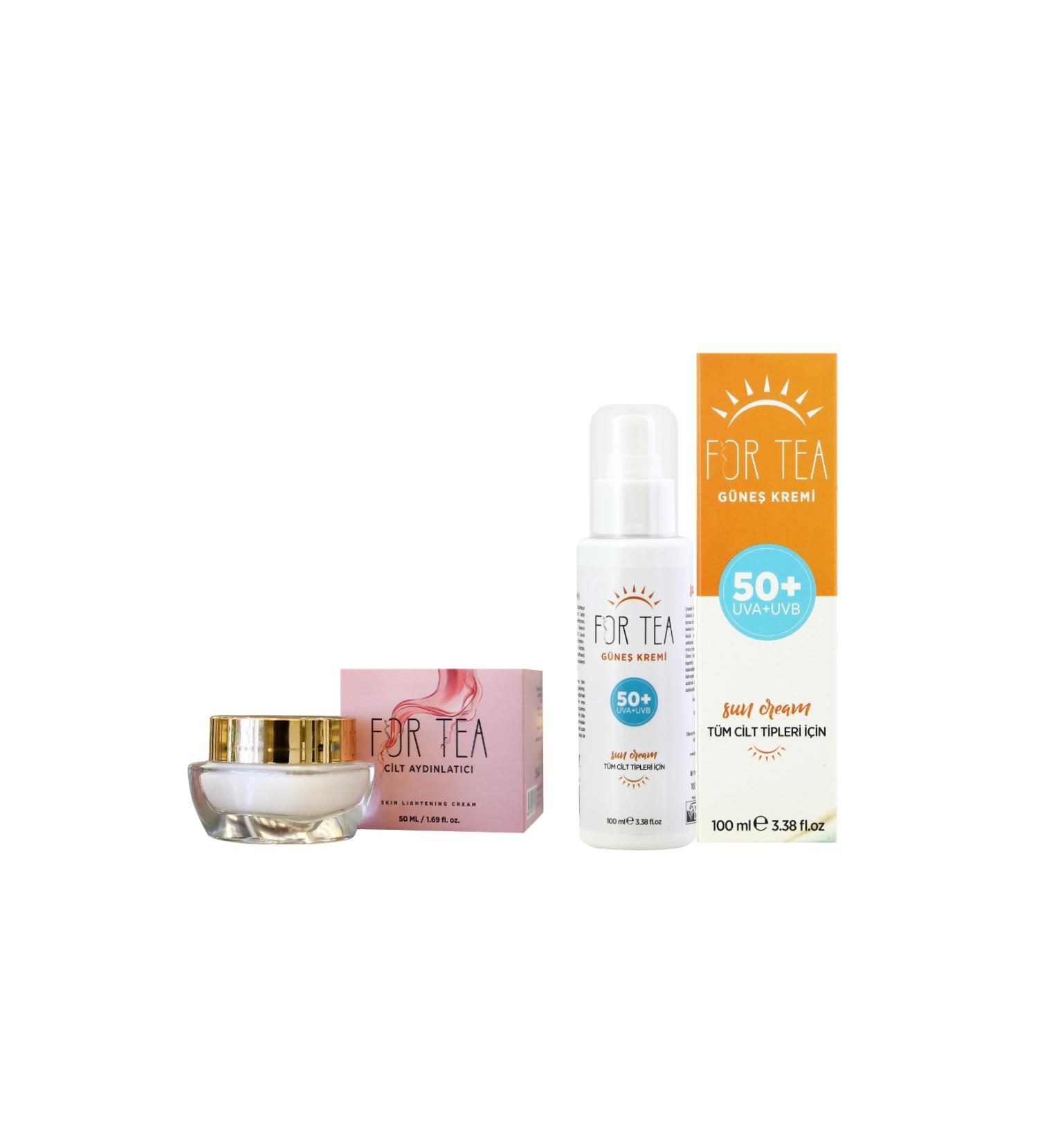 FORTEA Skin Brightening Cream and Sunscreen