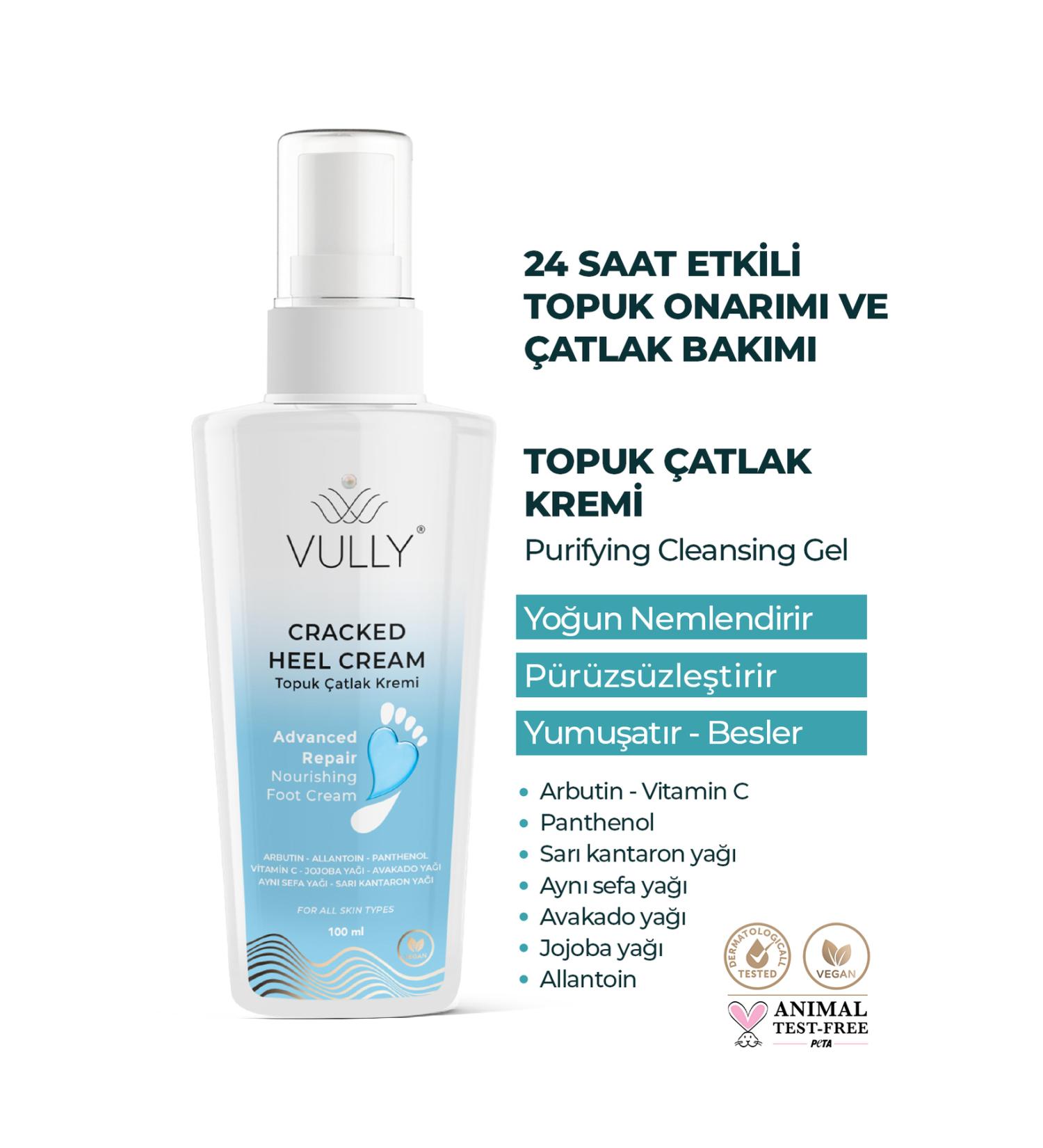 VULLY Crack Repair and Whitening Foot and Heel Care Cream 100 ml - Buy Online on GoSupps.com
