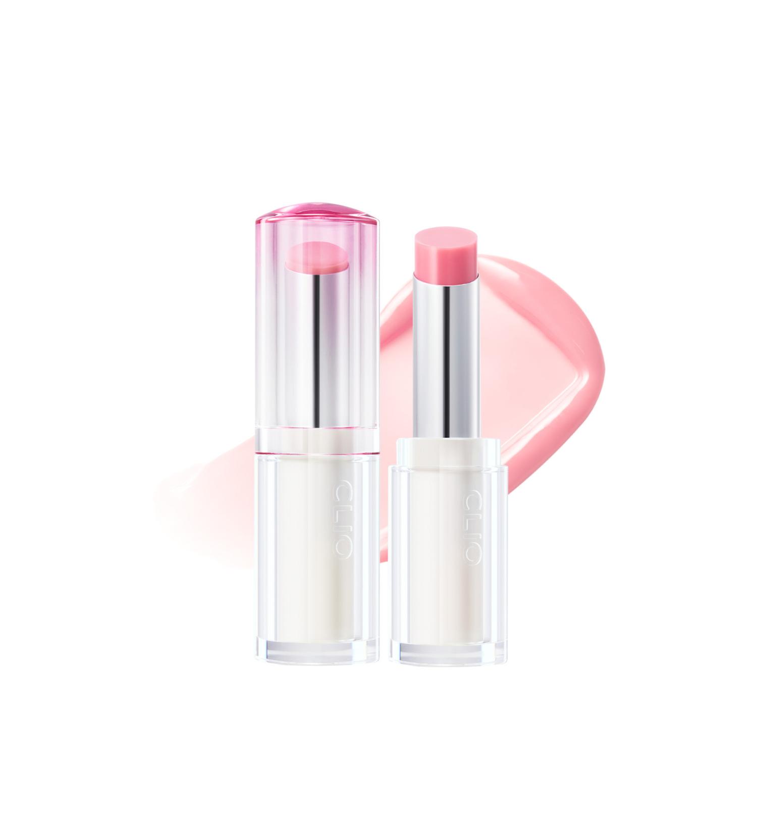 CLIO Intensely Pigmented and Shiny Lip Balm Clio Crystal Glam Balm (01 Honey Peach) - Buy Online on GoSupps.com