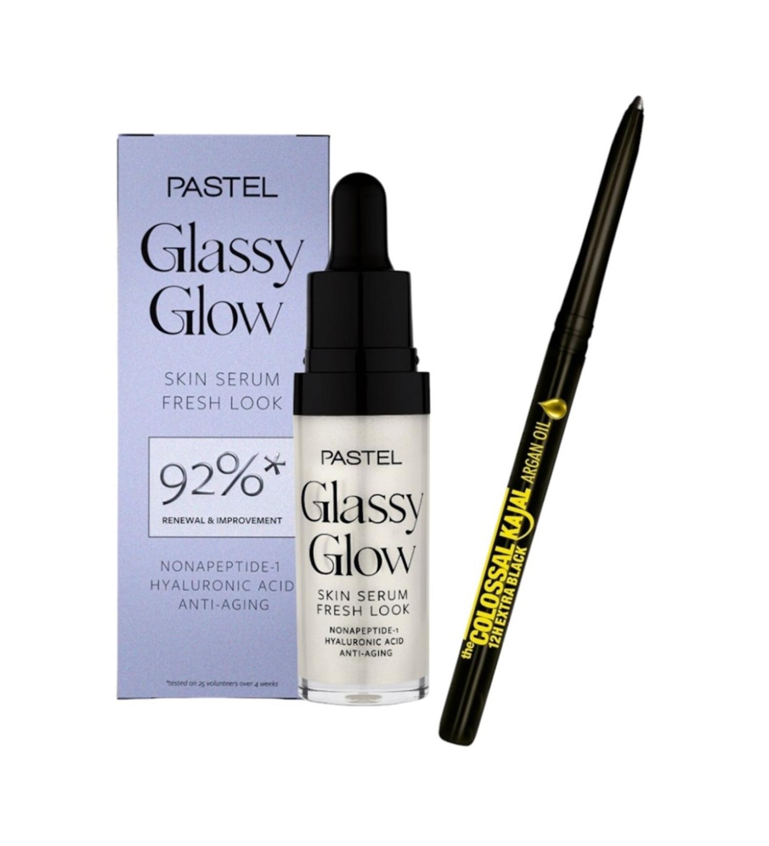 Pastel Glassy Glow Skin Brightening Skin Serum + Maybellinenew York Kajak Eye Pencil