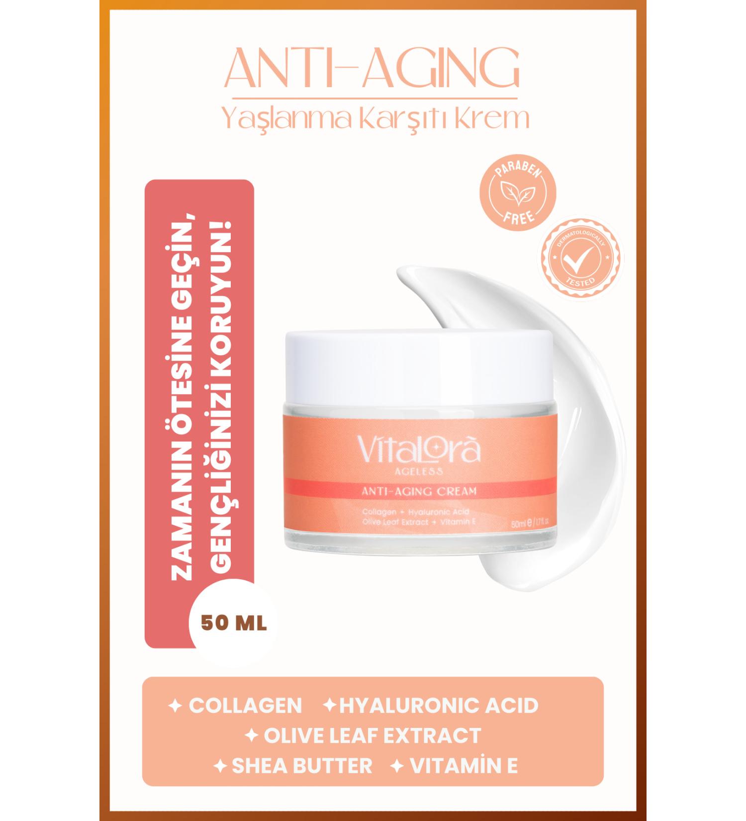 Vitalora Ageless Anti-Aging Cream - Buy Online on GoSupps.com