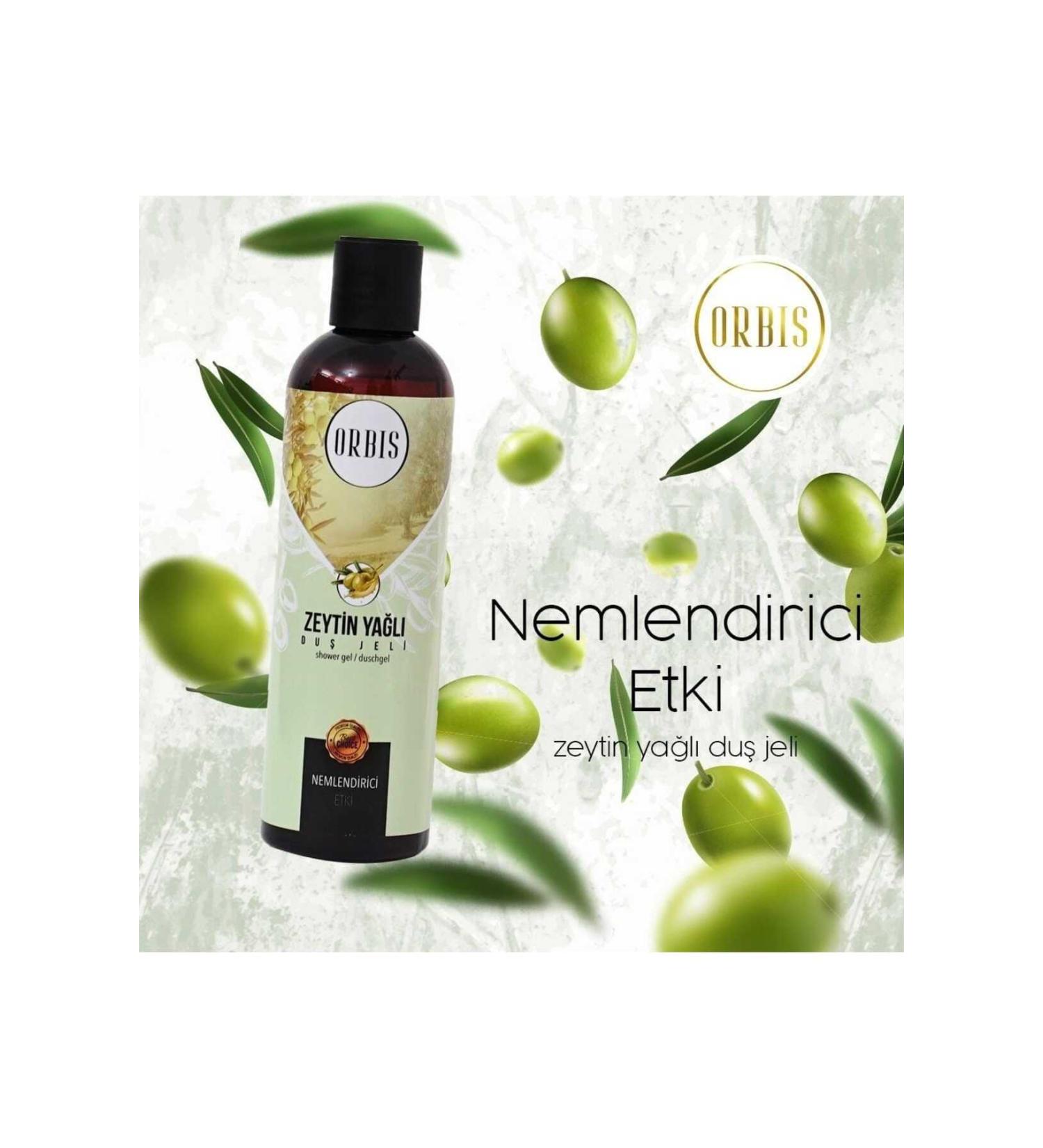 Orbis Olive Oil Shower Gel 400 ML Moisturizing Effect Moisturizing Content Togin Brand Bag Gift