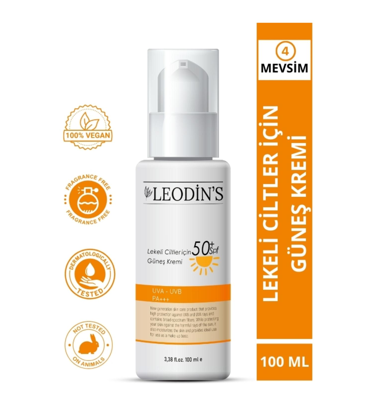 LEODINS Anti-Spot and Skin Tone Equalizing Sunscreen Cream Spf 50 100 ml - Buy Online on GoSupps.com