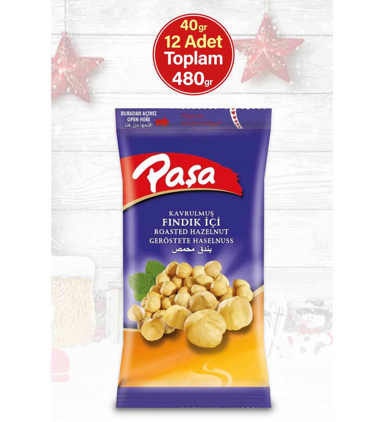 Pasha Nuts Pasha Hazelnuts 40 gr X 12 Pieces (FIRST QUALITY) - Buy Online on GoSupps.com