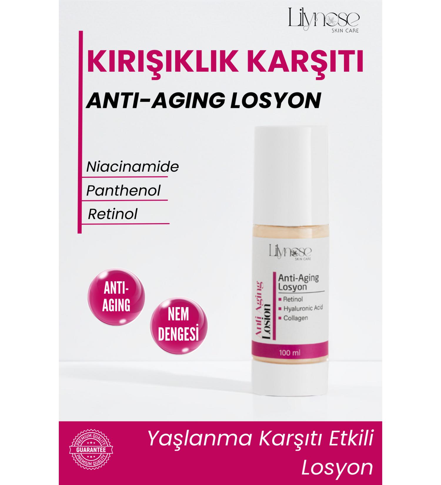 lilynose Anti-Aging Anti Aging and Wrinkle Anti Aging Lotion 100 ml - Buy Online on GoSupps.com