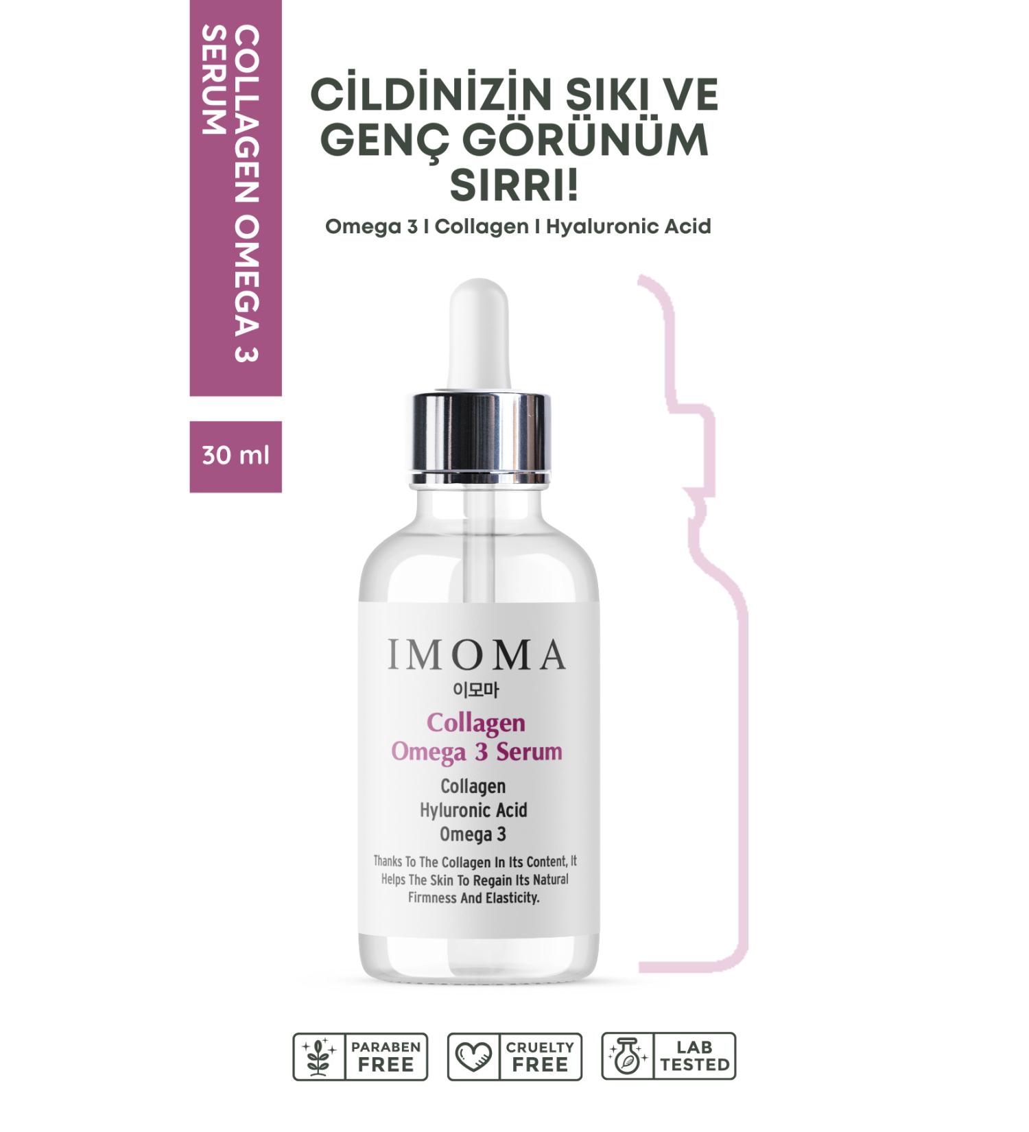 IMOMA Anti-Aging Anti-Wrinkle Niacinamide Vitamin B3 Vitamin E Avocado Collagen Omega3 - Buy Online on GoSupps.com