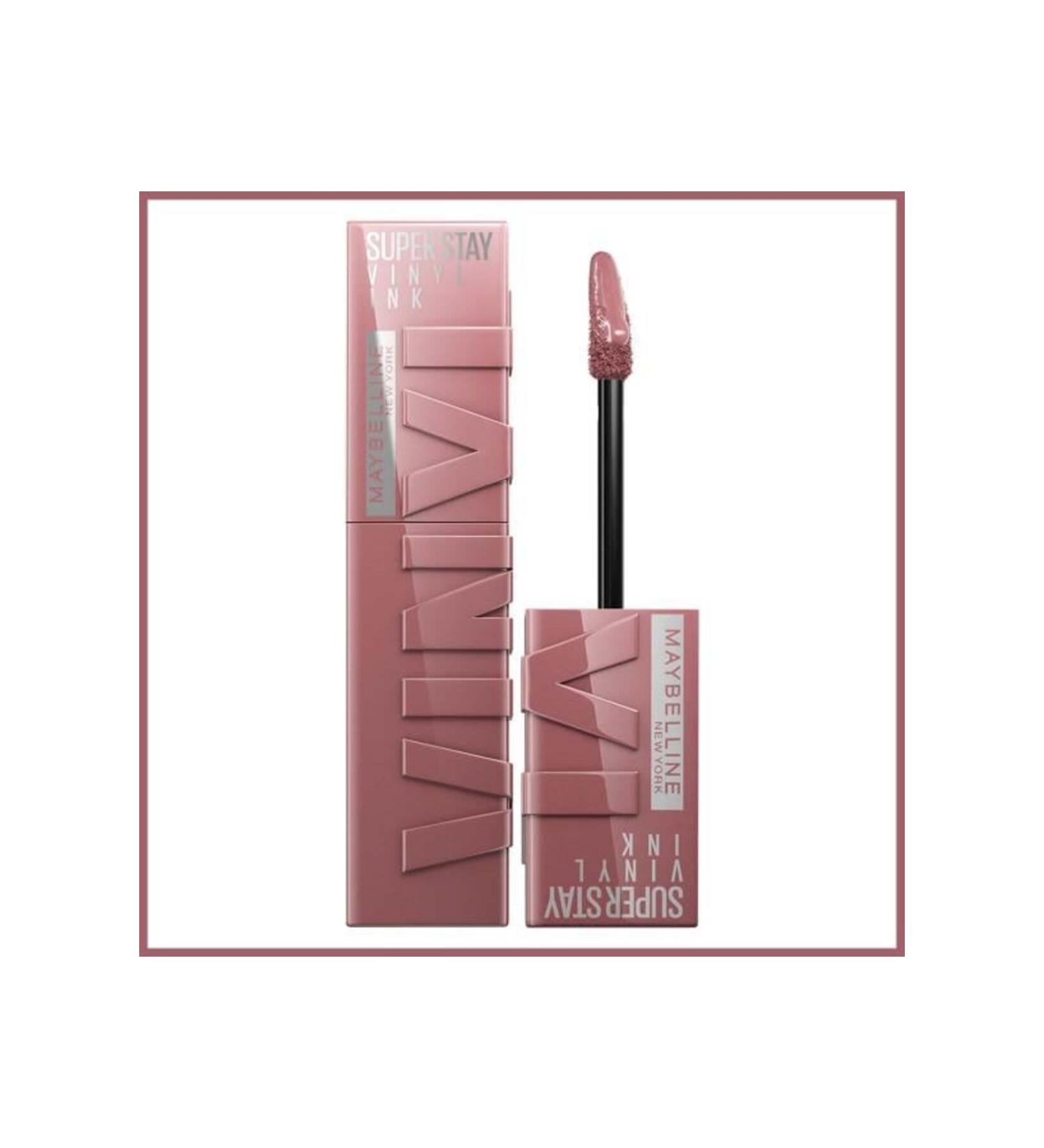Maybelline New York Super Stay Vinyl Ink Long-Lasting Liquid Glossy Lipstick 110 Awestruck - Buy Online on GoSupps.com