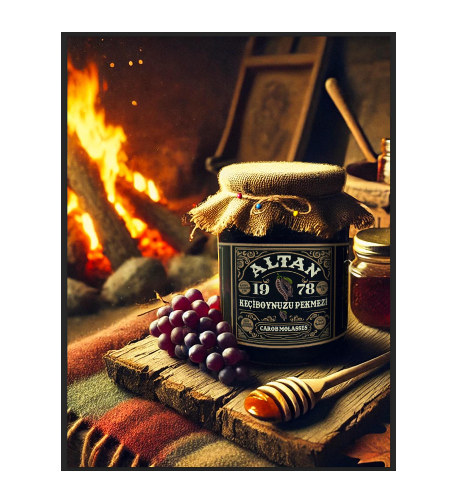 Altan Homemade Organic Carob Molasses 530 gr