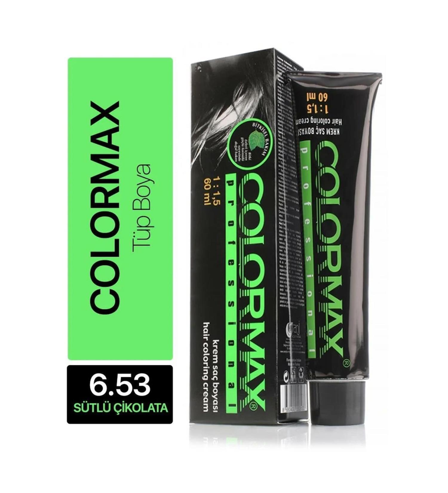 Colormax Tube Hair Dye No: 6.53 Milk Chocolate 60 ml