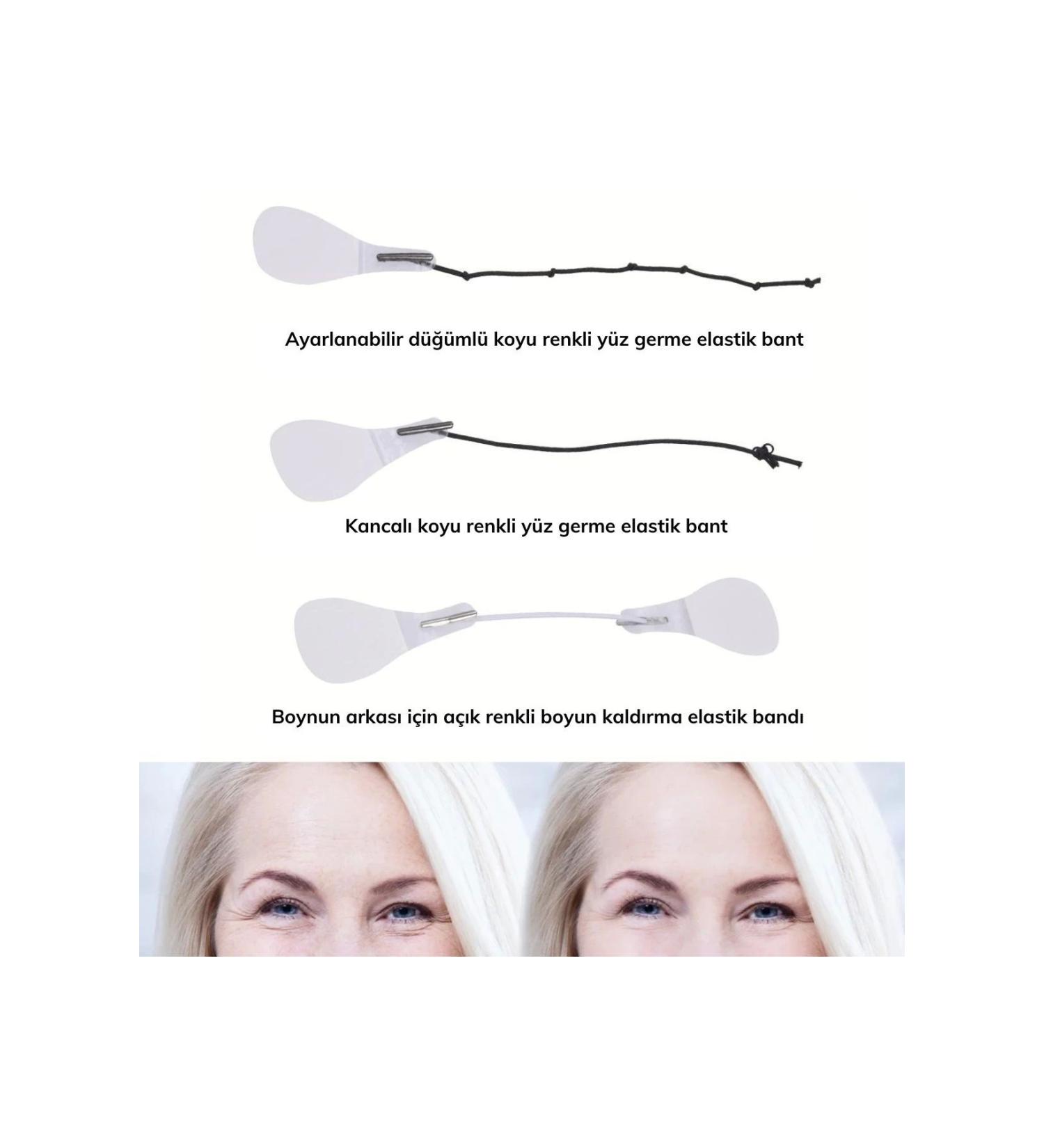 KTYRA52 Face Eyebrow Neck Lift Bands and Elastics (10 Pieces) - Kotyora